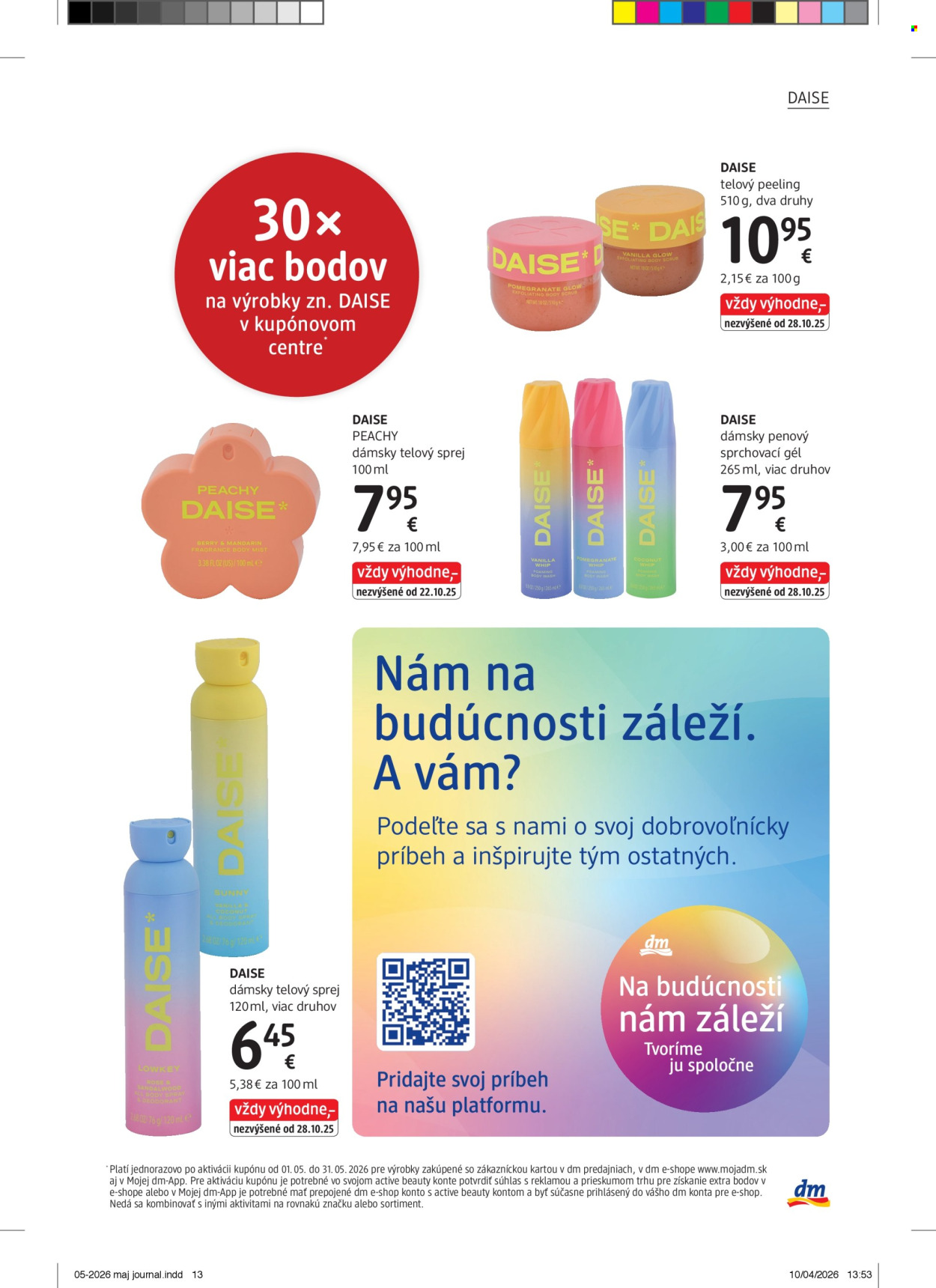 Leták dm drogerie - 1.5.2026 - 31.5.2026. Strana 13