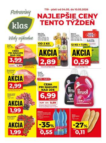 Leták Klas - 4.5.2026 - 10.5.2026.