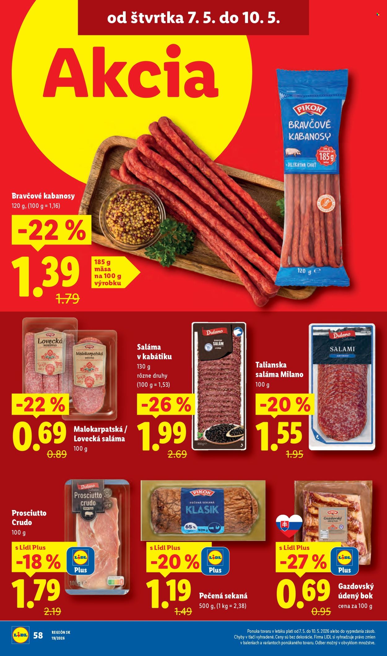 Leták Lidl - 4.5.2026 - 10.5.2026. Strana 70