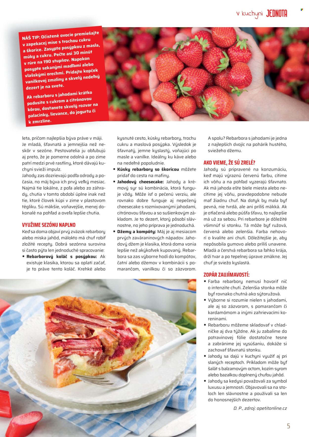Leták COOP Jednota - 1.5.2026 - 31.5.2026. Strana 5
