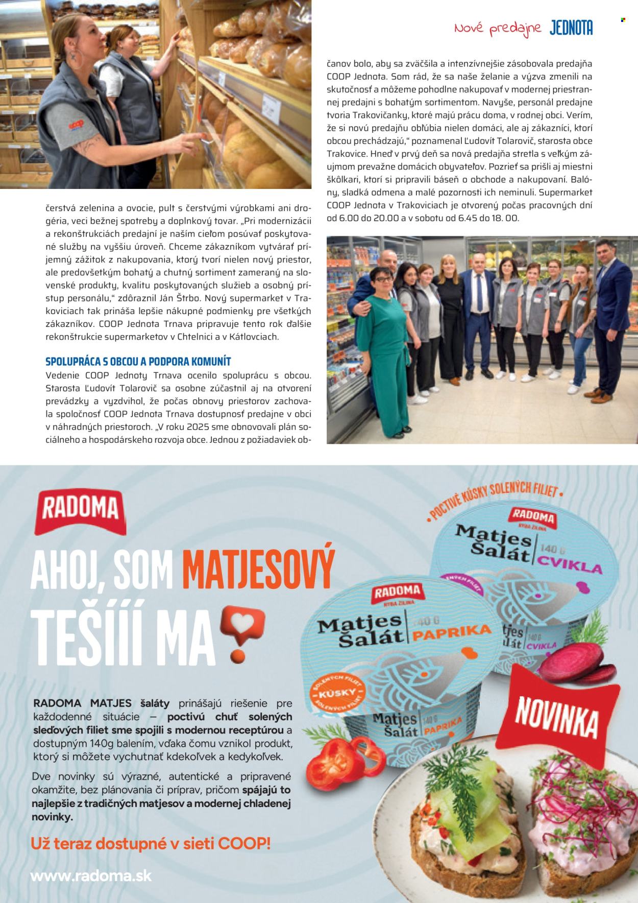 Leták COOP Jednota - 1.5.2026 - 31.5.2026. Strana 13