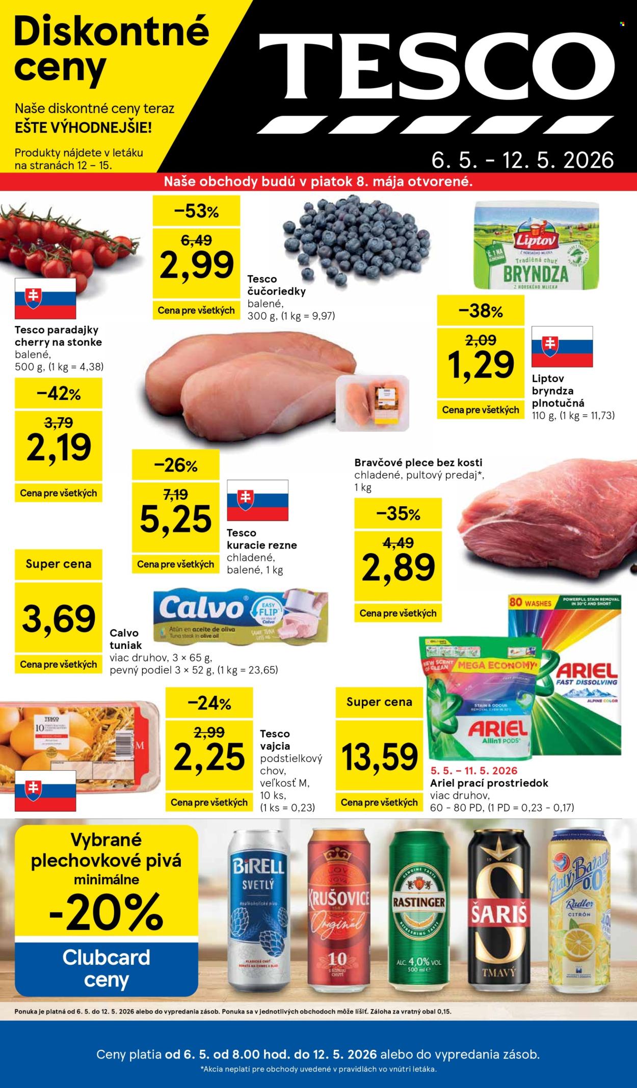 Leták TESCO - 6.5.2026 - 12.5.2026. Strana 1