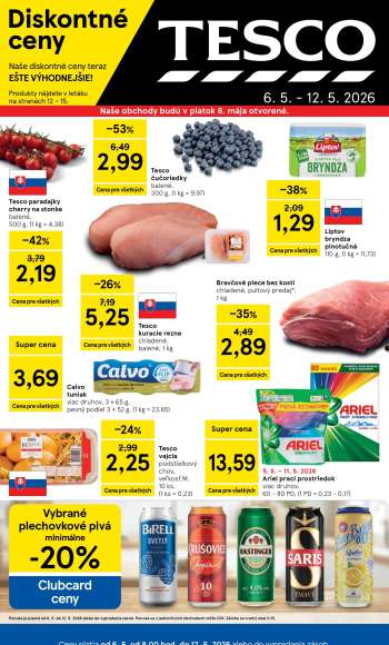 Leták TESCO - 6.5.2026 - 12.5.2026.