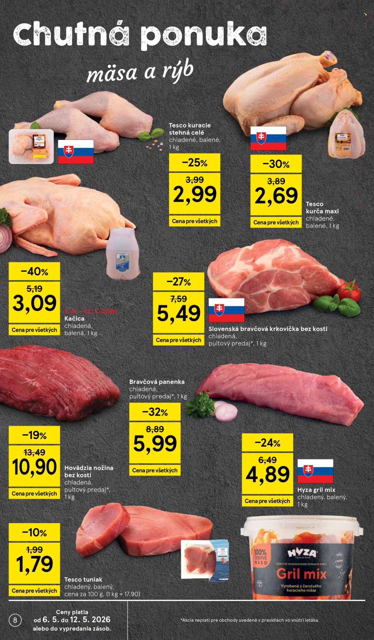 Leták TESCO - 6.5.2026 - 12.5.2026. Strana 8