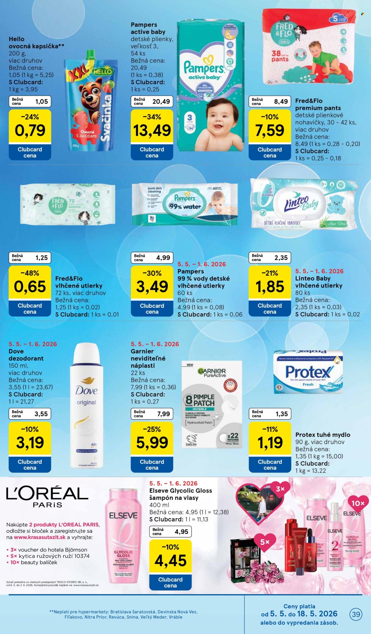 Leták TESCO - 6.5.2026 - 12.5.2026. Strana 39