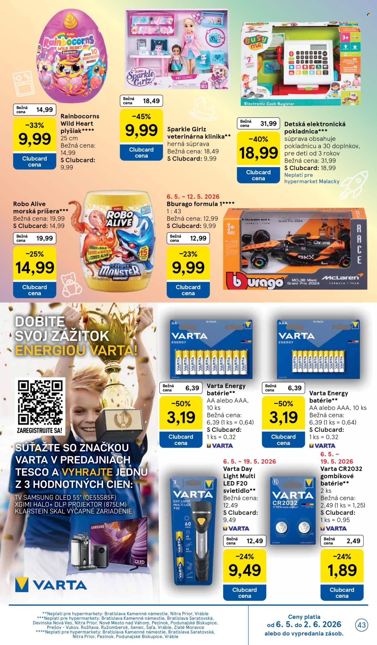 Leták TESCO - 6.5.2026 - 12.5.2026. Strana 43