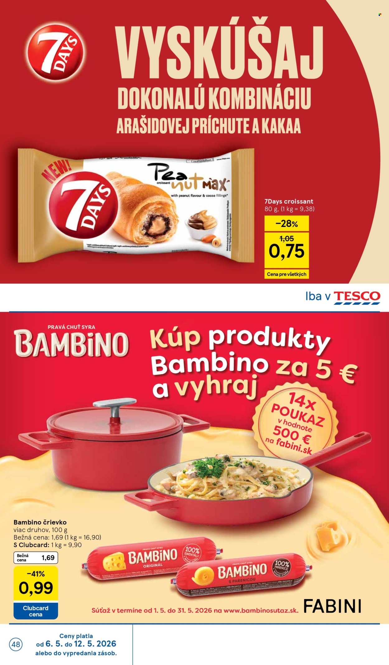 Leták TESCO - 6.5.2026 - 12.5.2026. Strana 48