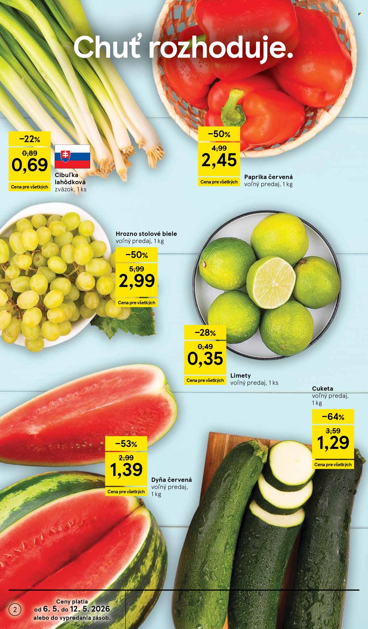 Leták TESCO supermarket - 6.5.2026 - 12.5.2026. Strana 2