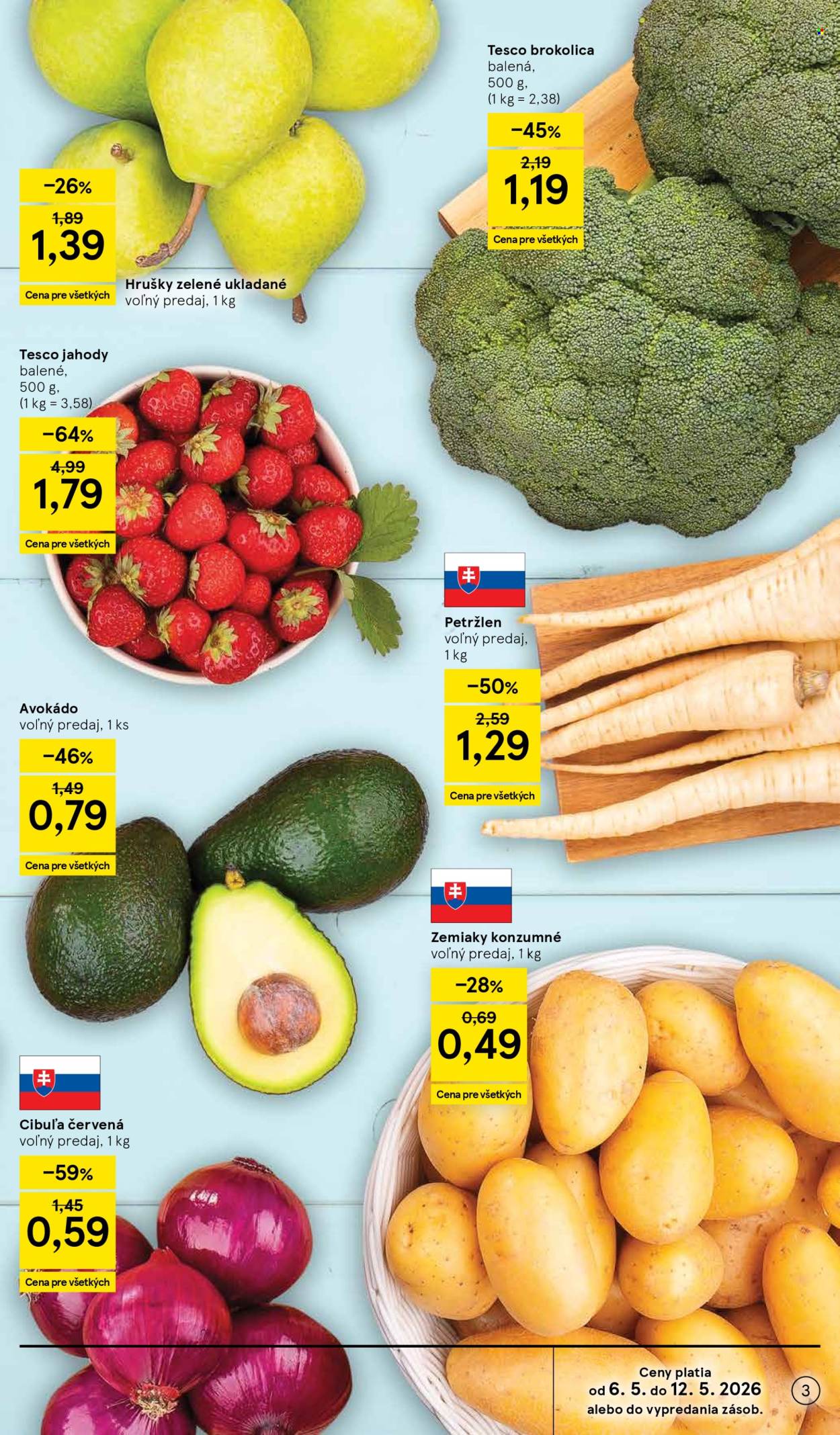 Leták TESCO supermarket - 6.5.2026 - 12.5.2026. Strana 3