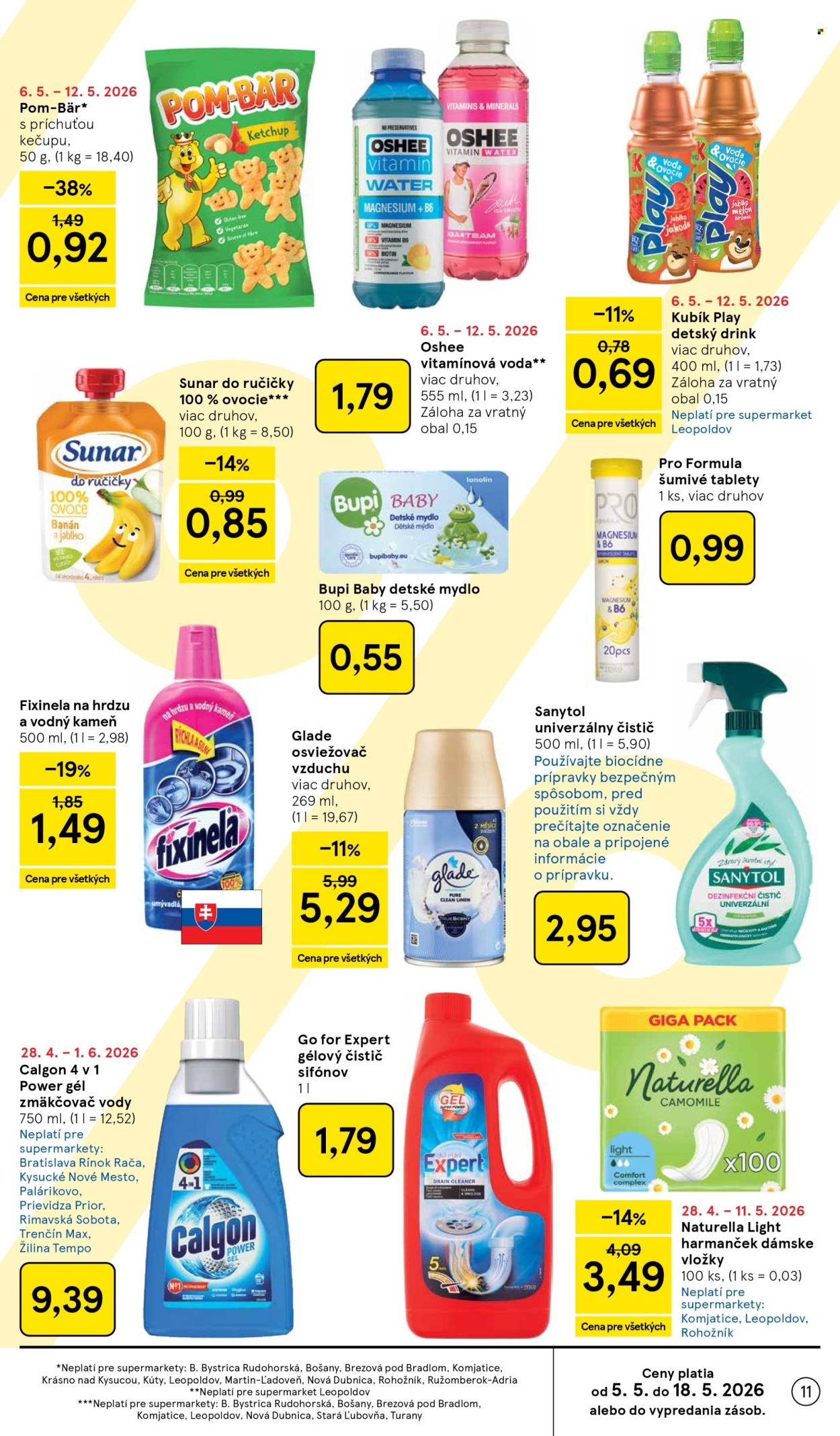 Leták TESCO supermarket - 6.5.2026 - 12.5.2026. Strana 11