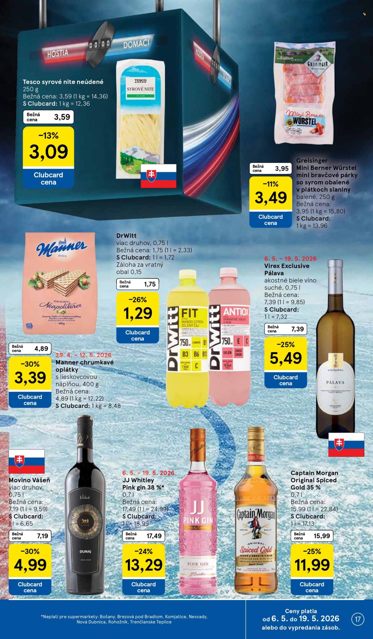 Leták TESCO supermarket - 6.5.2026 - 12.5.2026. Strana 17