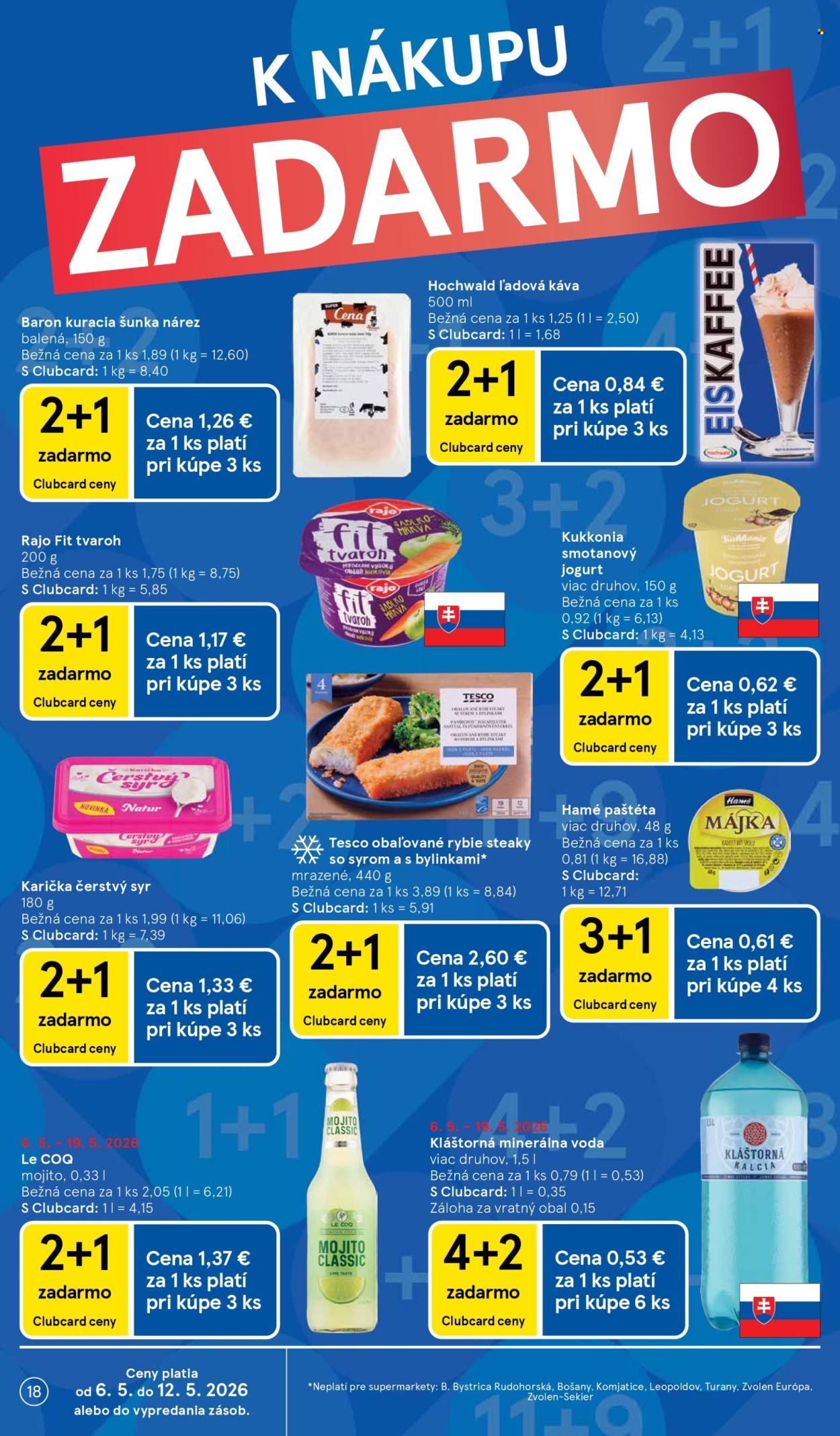 Leták TESCO supermarket - 6.5.2026 - 12.5.2026. Strana 18