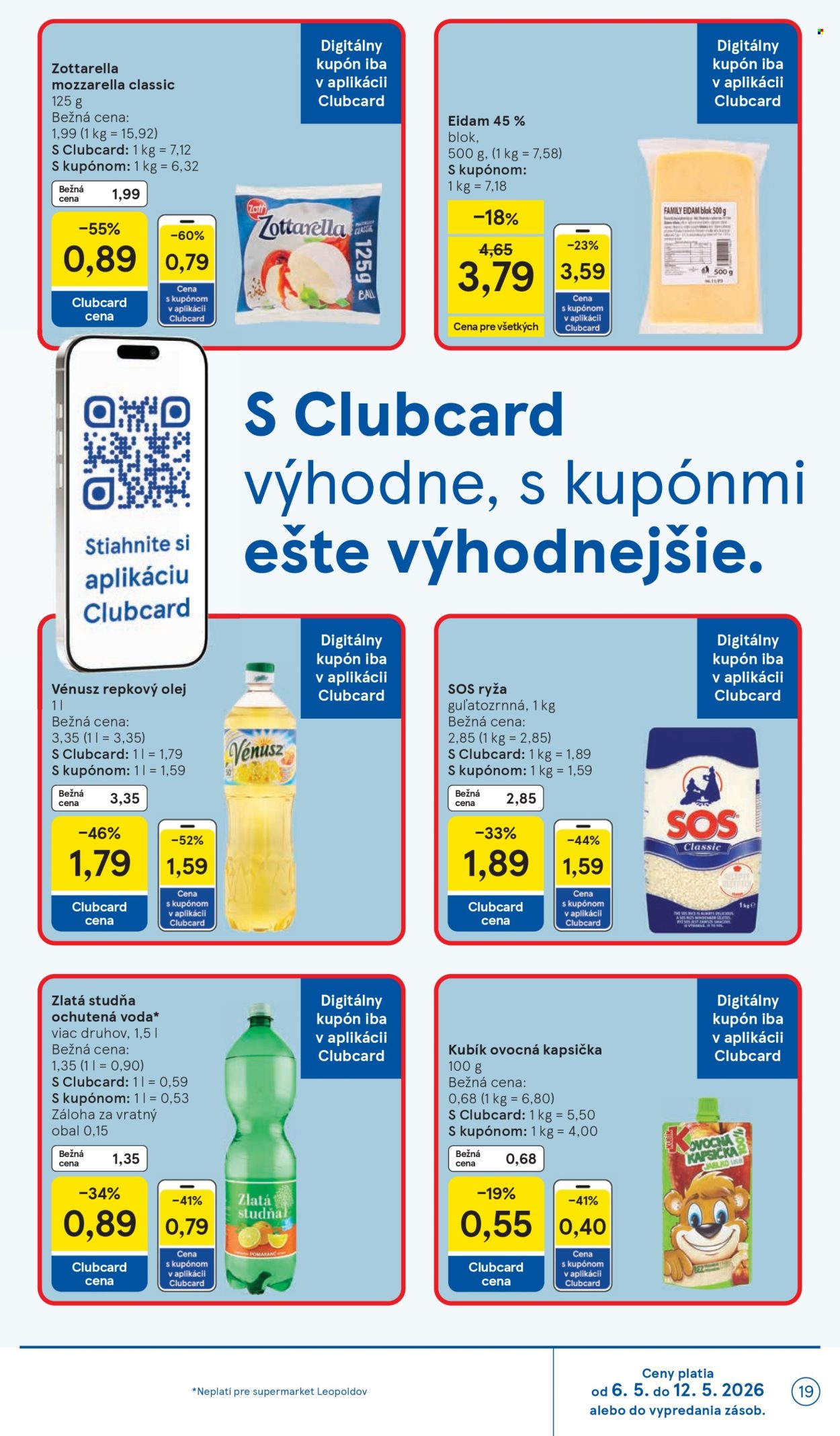 Leták TESCO supermarket - 6.5.2026 - 12.5.2026. Strana 19