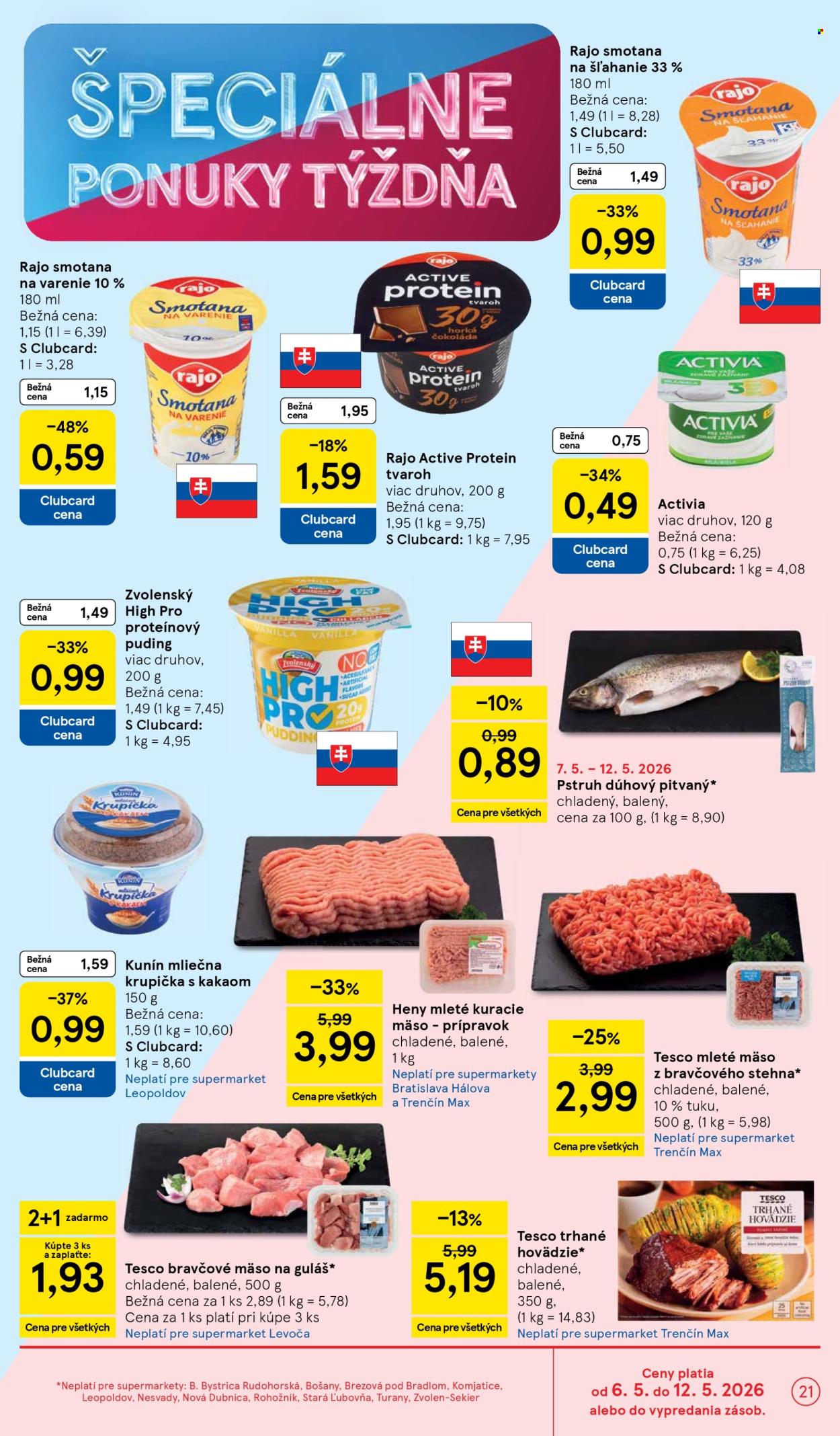 Leták TESCO supermarket - 6.5.2026 - 12.5.2026. Strana 21