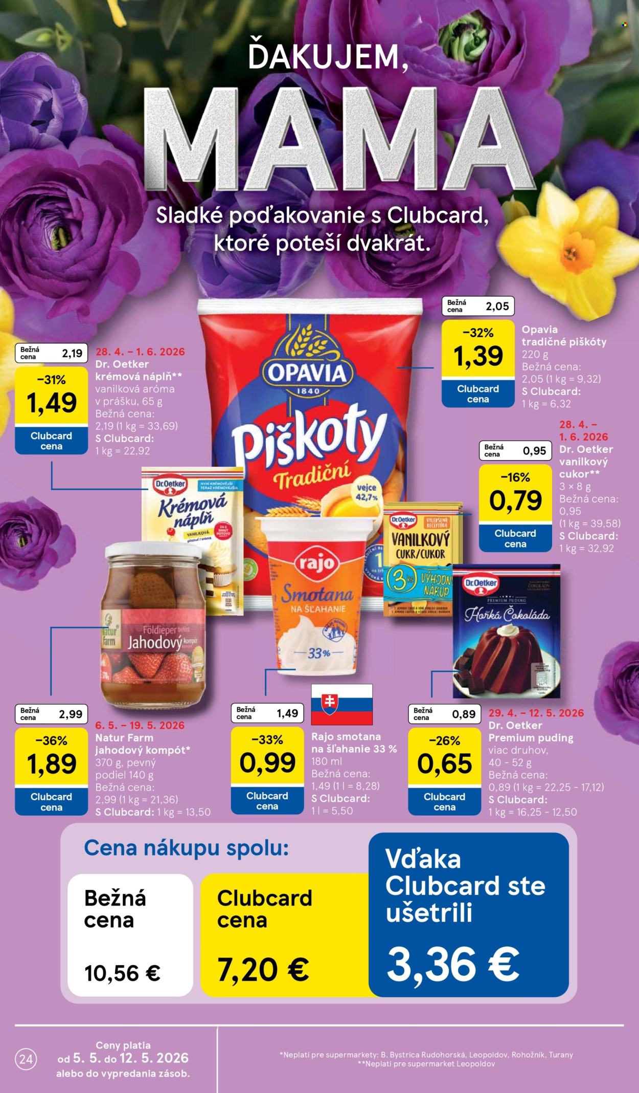 Leták TESCO supermarket - 6.5.2026 - 12.5.2026. Strana 24