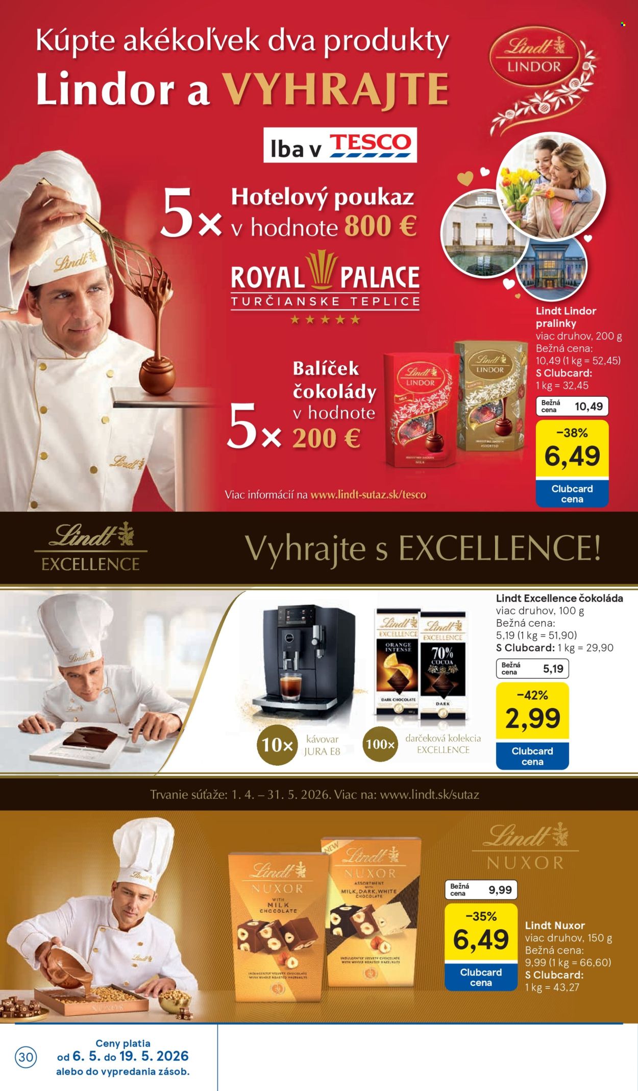 Leták TESCO supermarket - 6.5.2026 - 12.5.2026. Strana 30