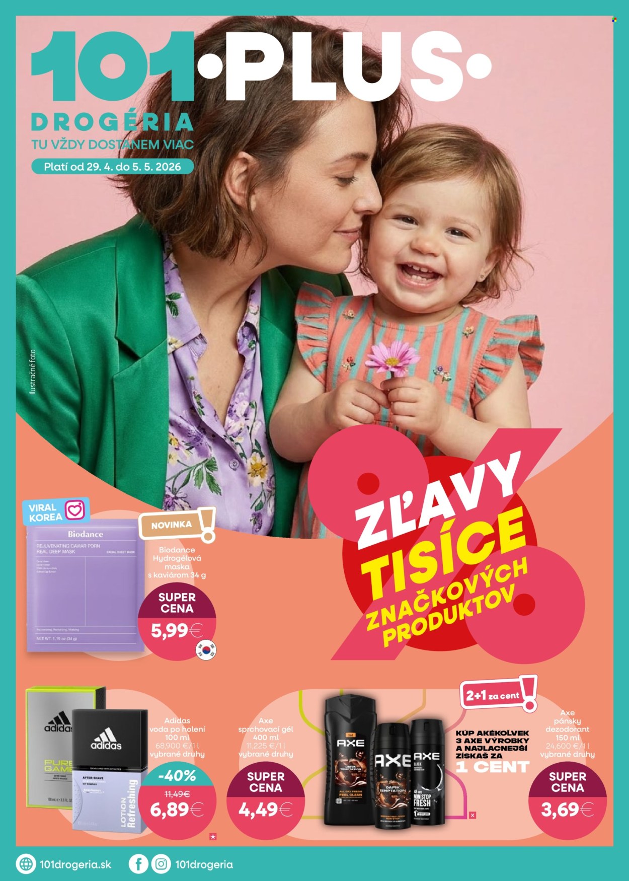 Leták 101 Drogerie - 29.4.2026 - 5.5.2026. Strana 1
