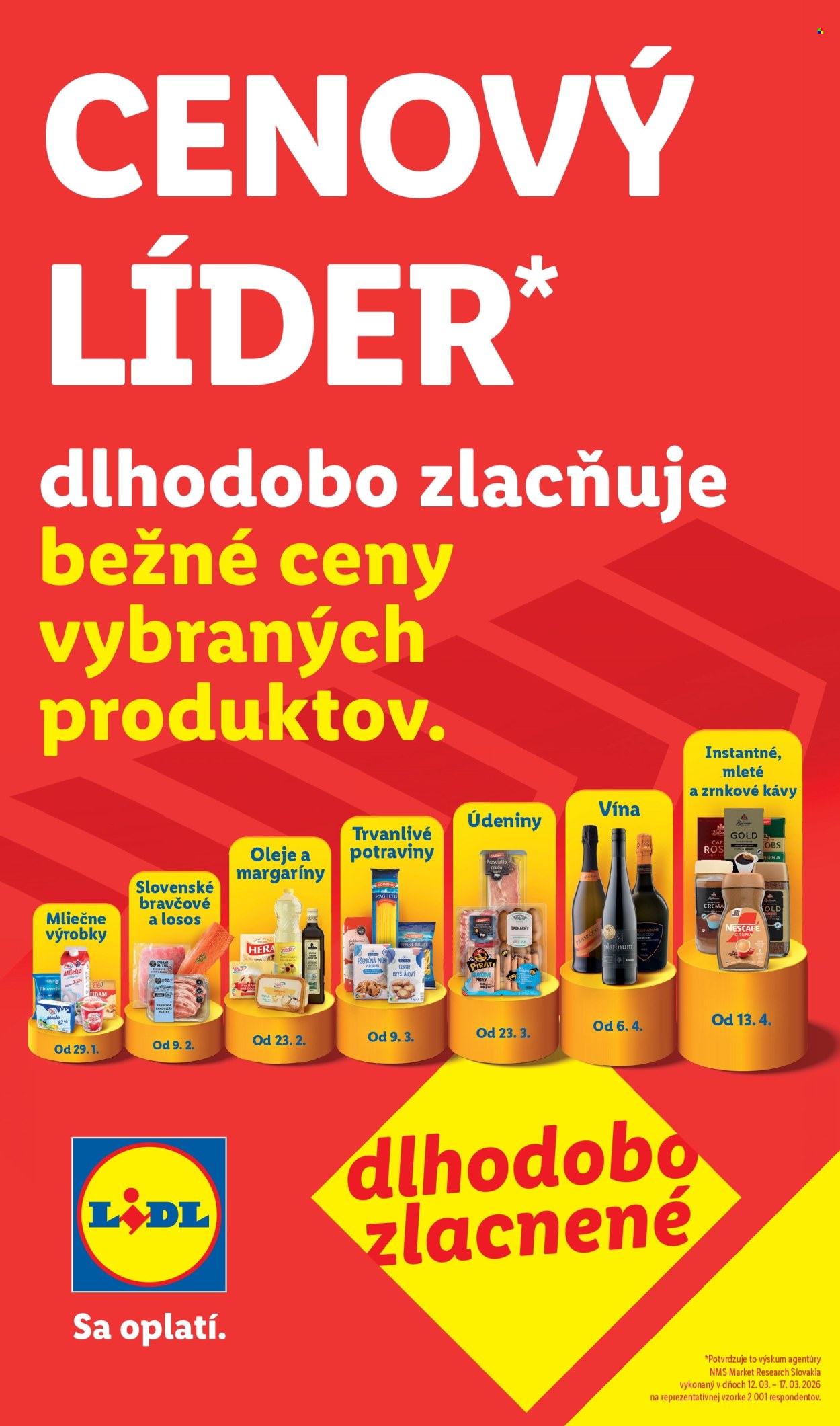 Leták Lidl. Strana 1