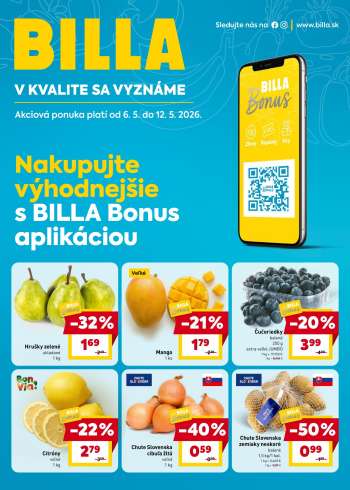 Leták Billa - 6.5.2026 - 12.5.2026.
