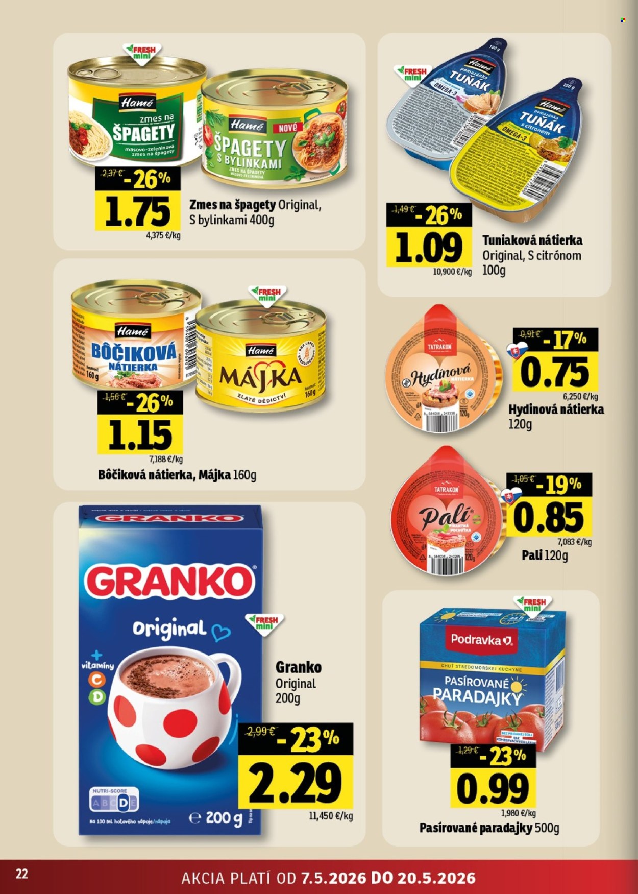 Leták FRESH - 7.5.2026 - 20.5.2026. Strana 22