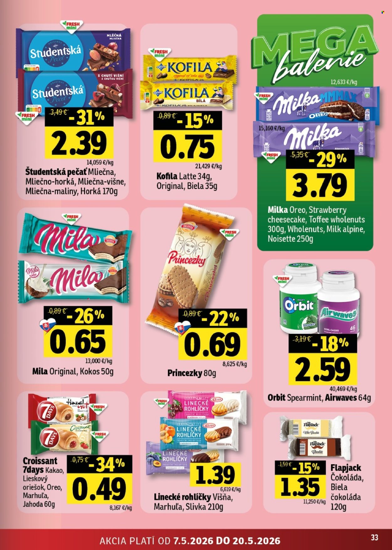 Leták FRESH - 7.5.2026 - 20.5.2026. Strana 33