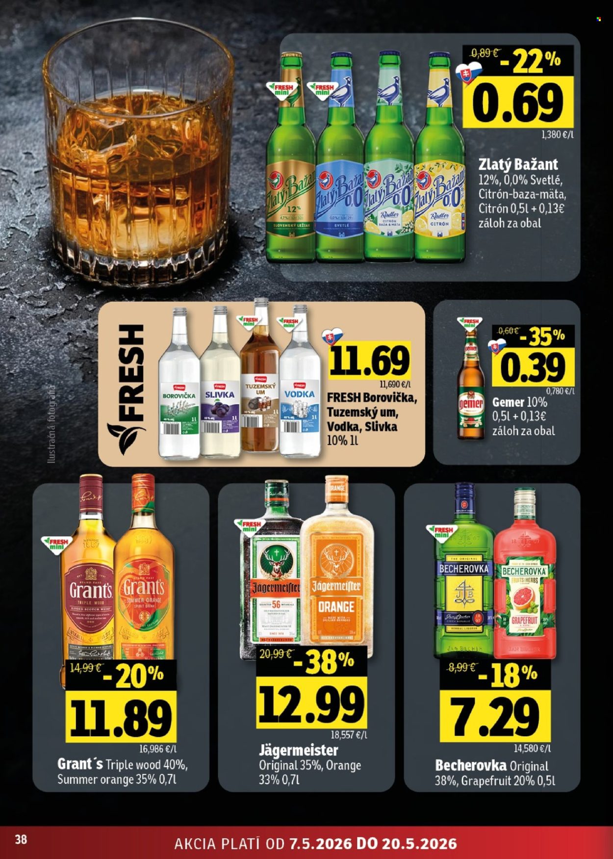 Leták FRESH - 7.5.2026 - 20.5.2026. Strana 38