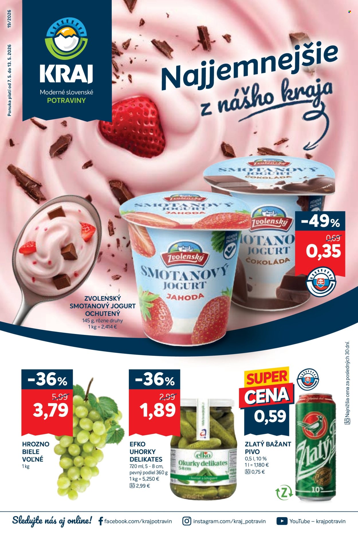 Leták Kraj - 7.5.2026 - 13.5.2026. Strana 1