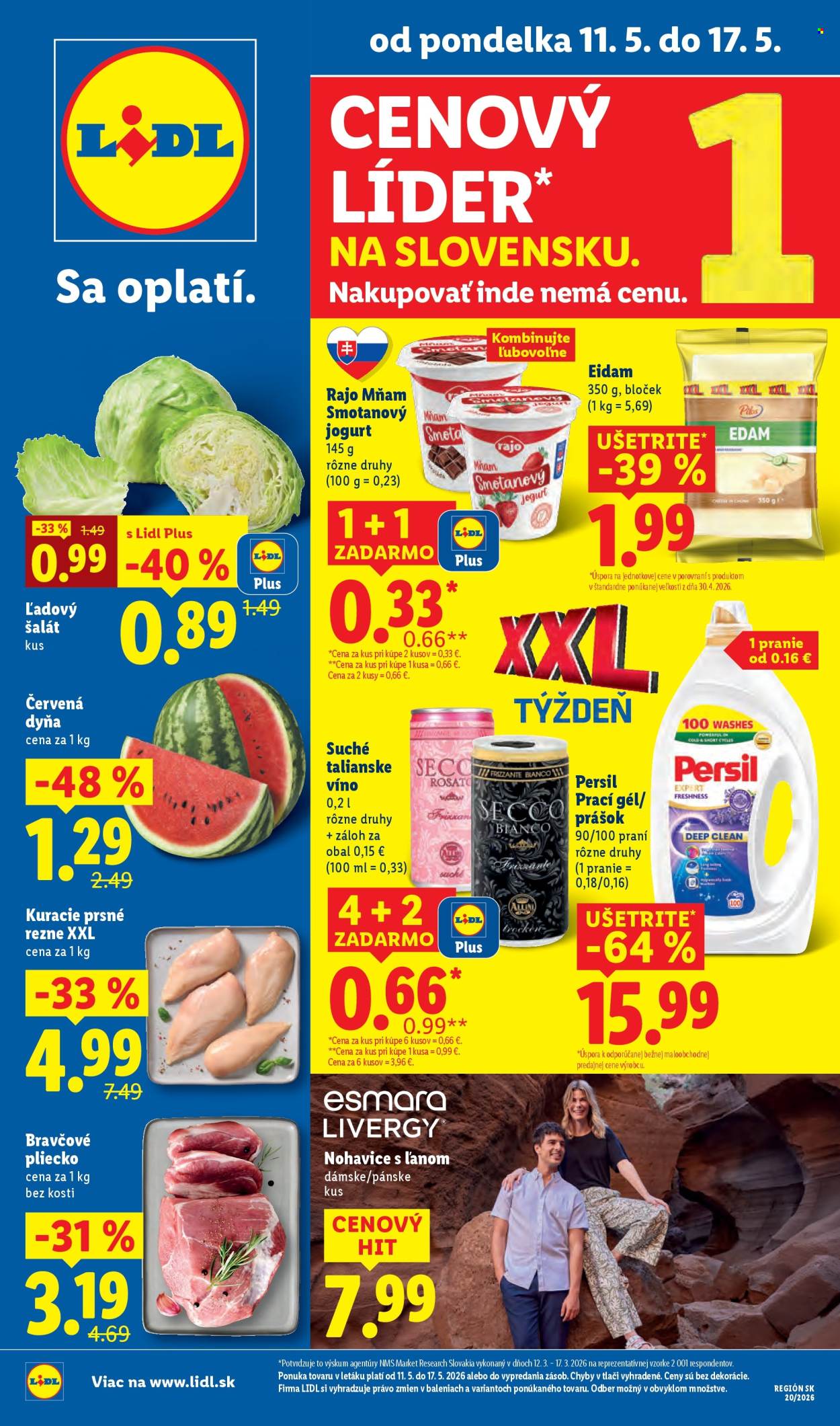 Leták Lidl - 11.5.2026 - 17.5.2026. Strana 1