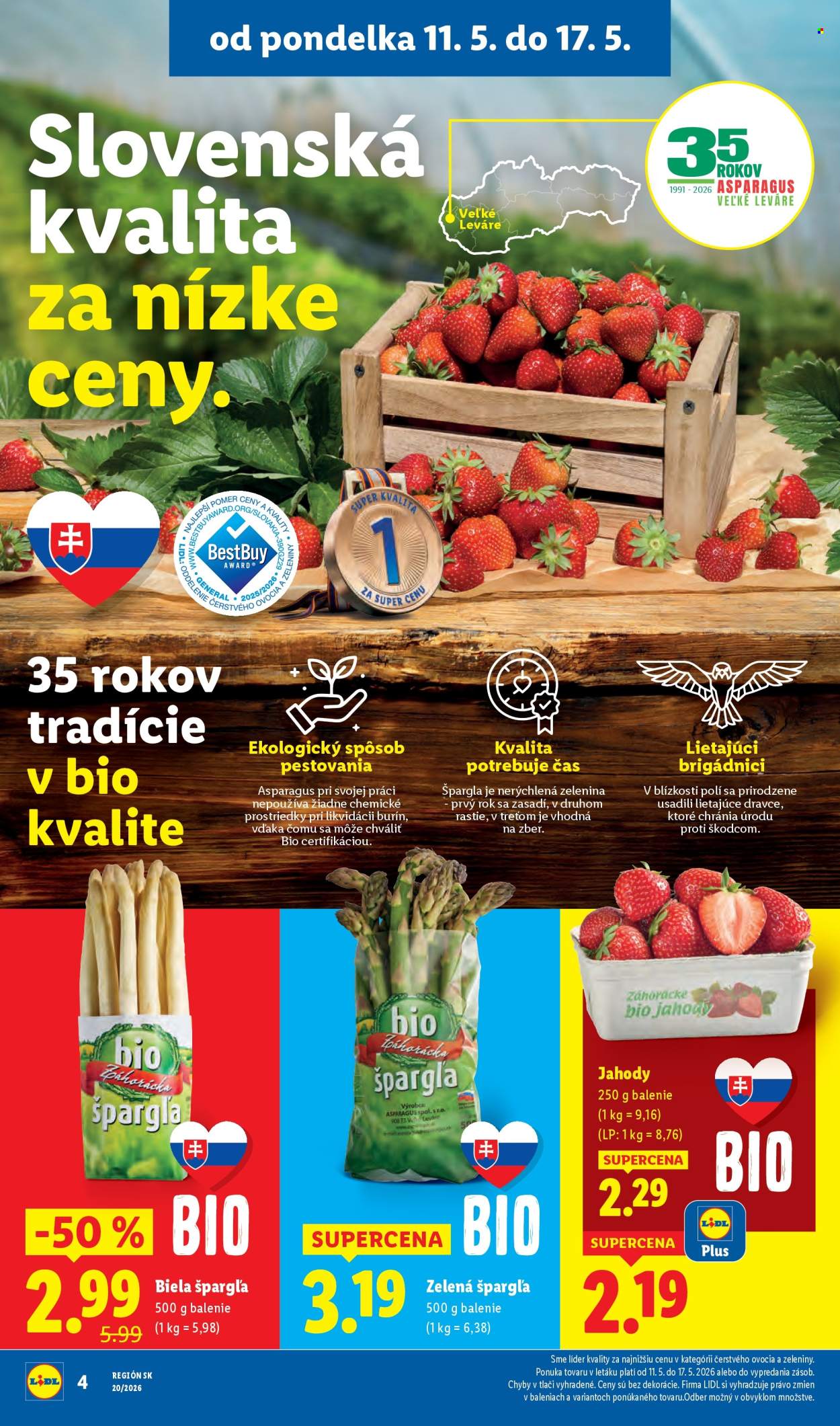 Leták Lidl - 11.5.2026 - 17.5.2026. Strana 4