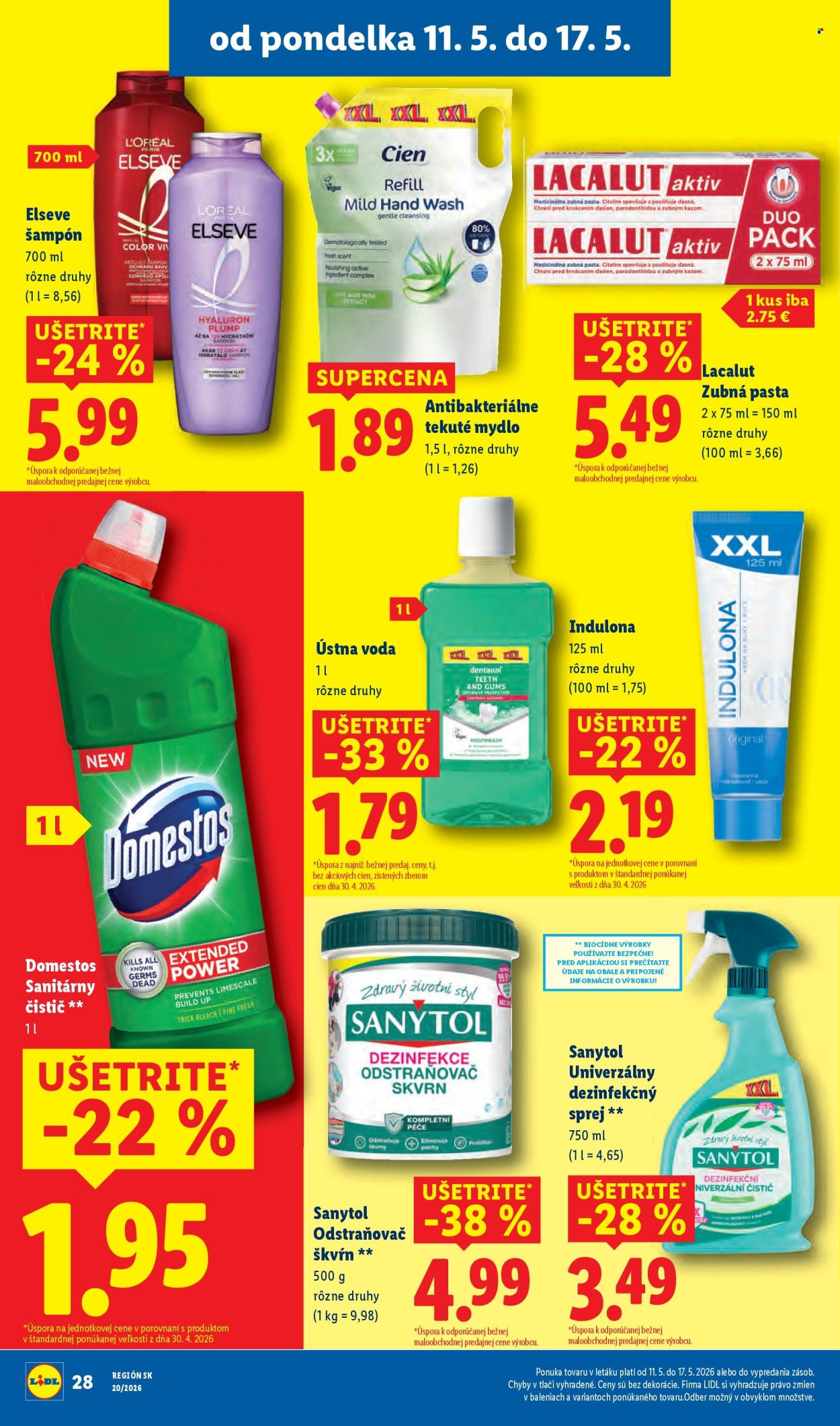 Leták Lidl - 11.5.2026 - 17.5.2026. Strana 34