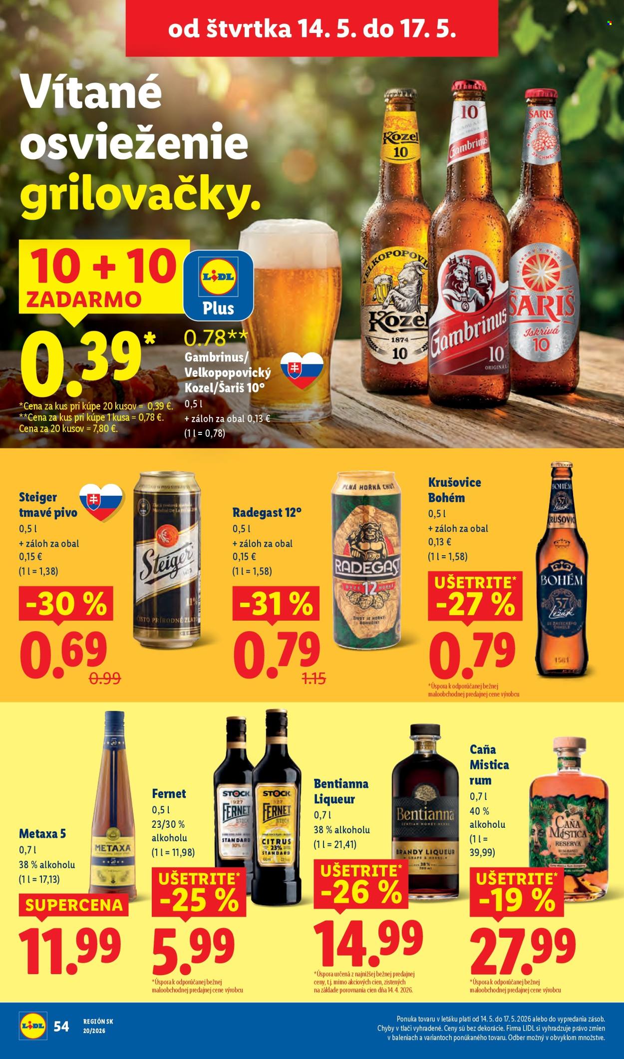 Leták Lidl - 11.5.2026 - 17.5.2026. Strana 62