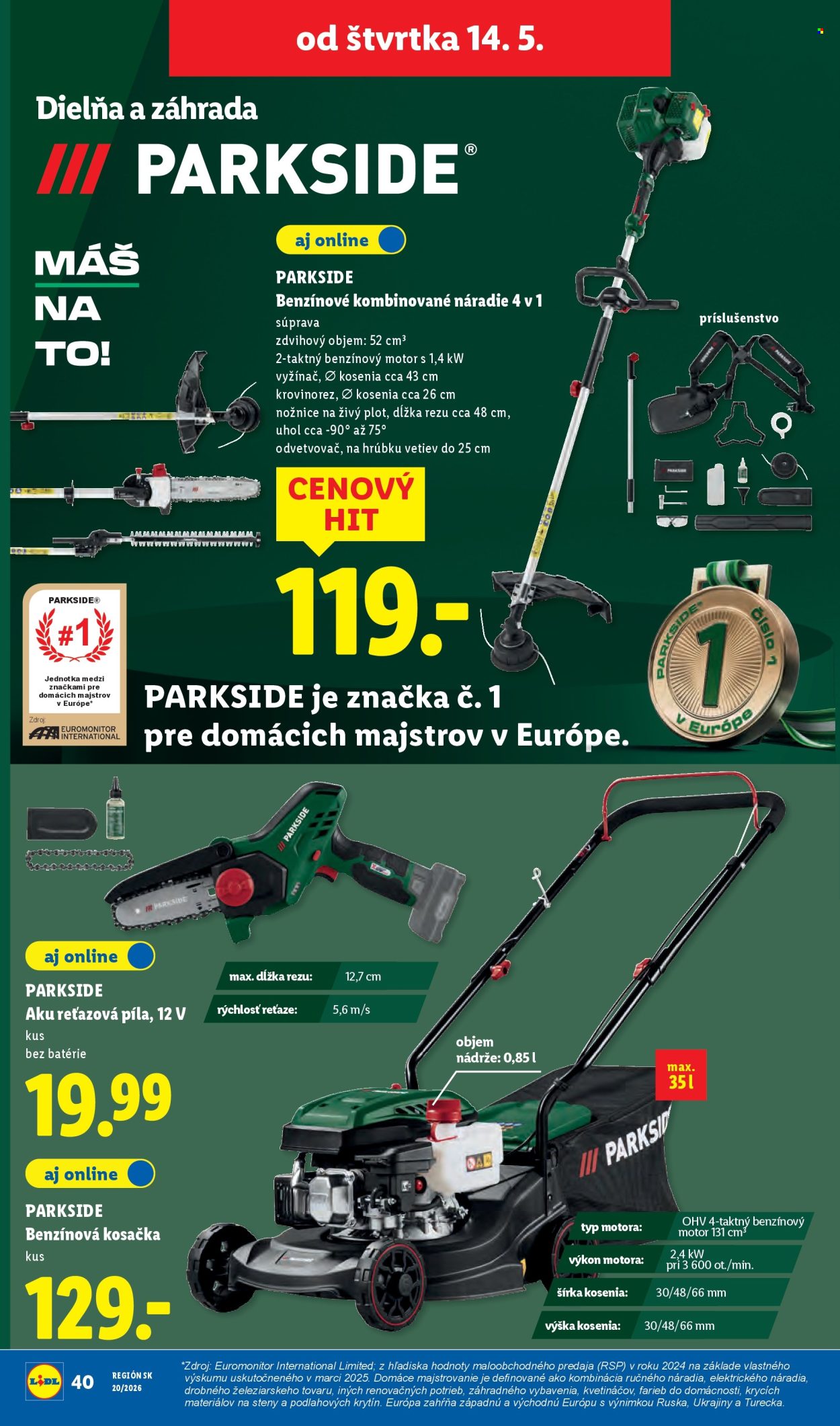 Leták Lidl - 11.5.2026 - 17.5.2026. Strana 68
