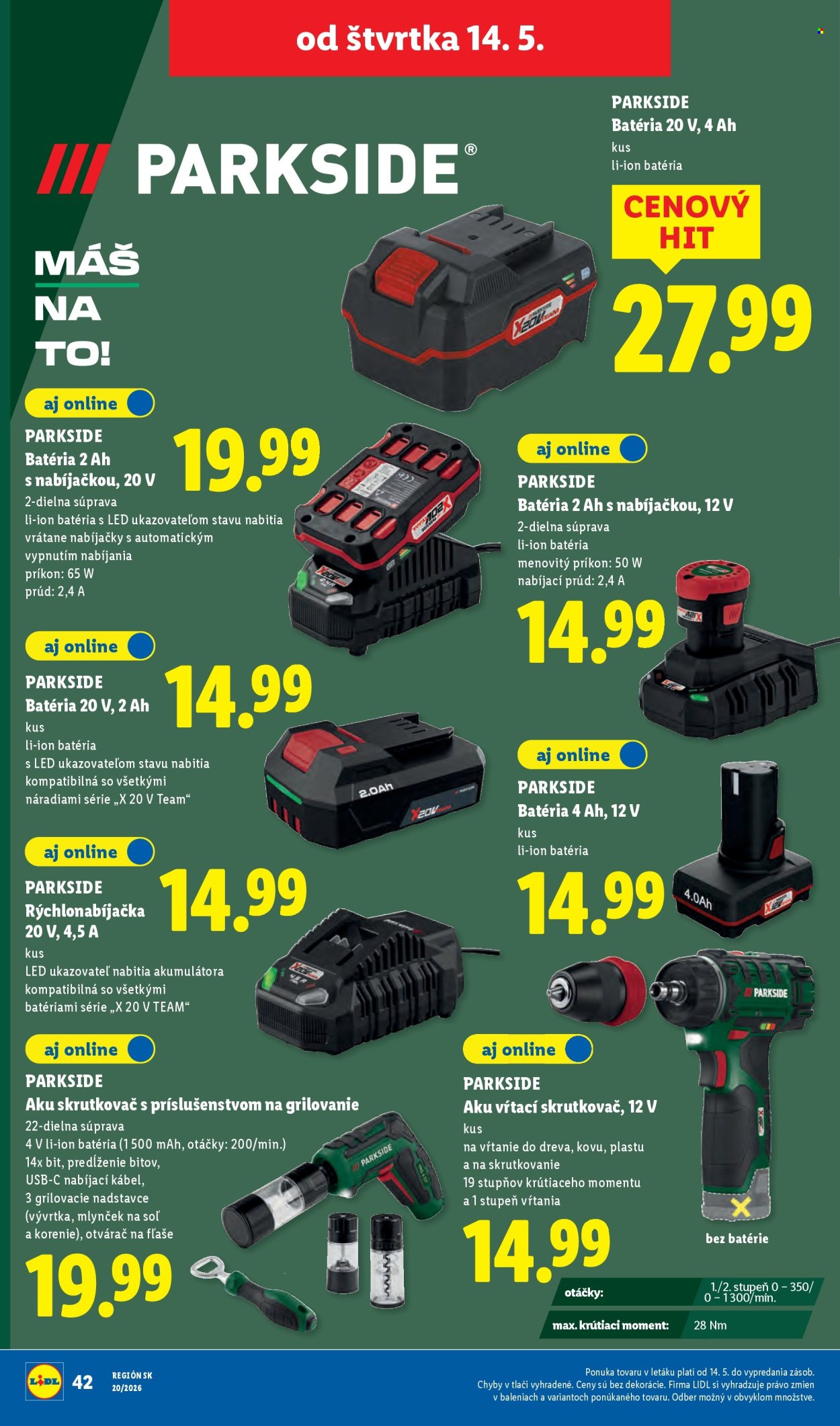 Leták Lidl - 11.5.2026 - 17.5.2026. Strana 70