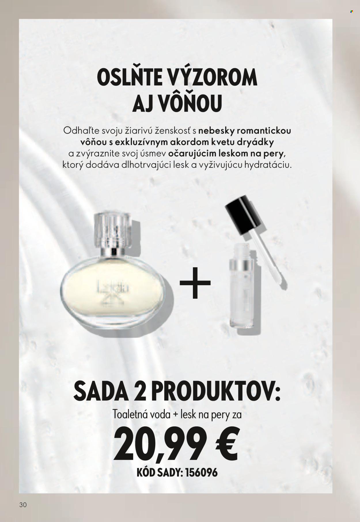 Leták Oriflame - 27.5.2026 - 16.6.2026. Strana 30