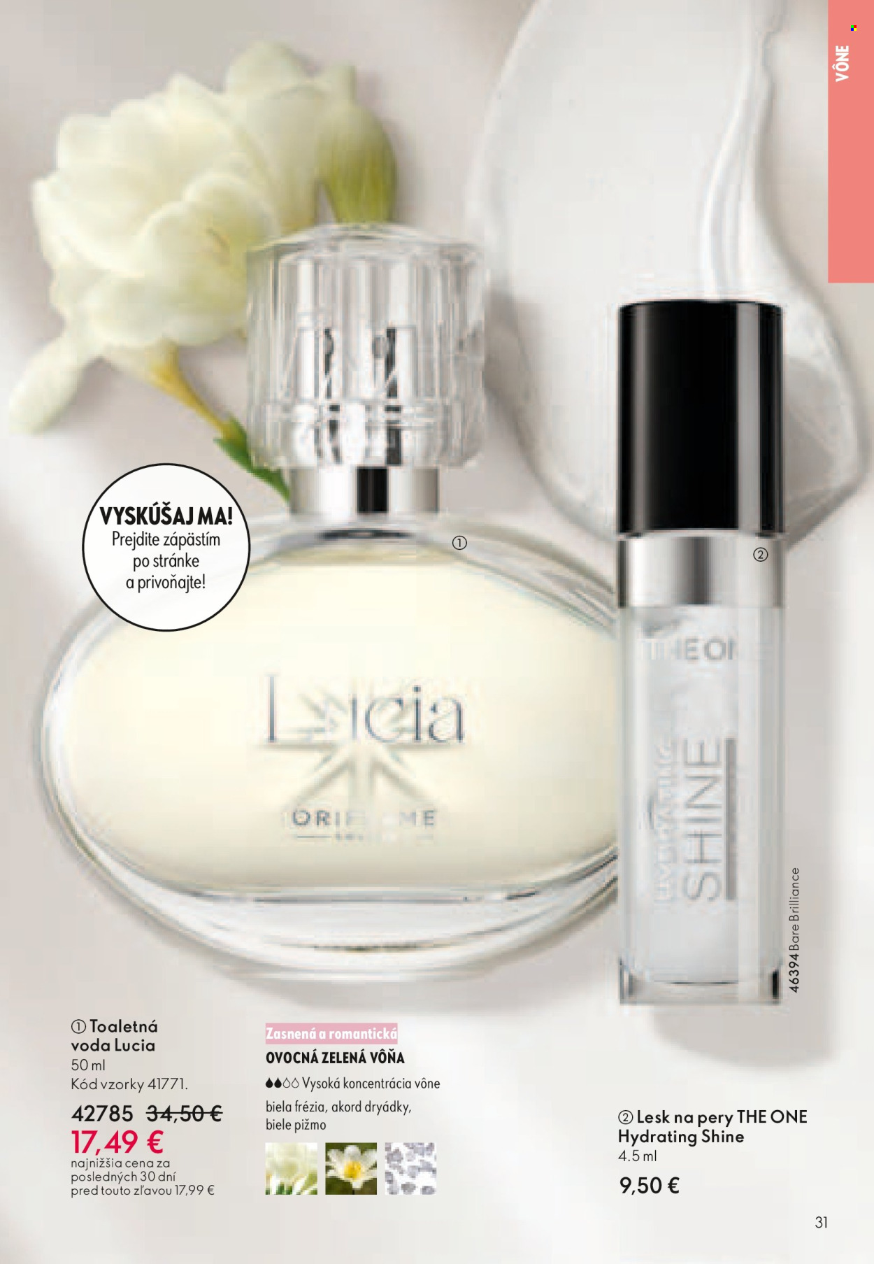 Leták Oriflame - 27.5.2026 - 16.6.2026. Strana 31