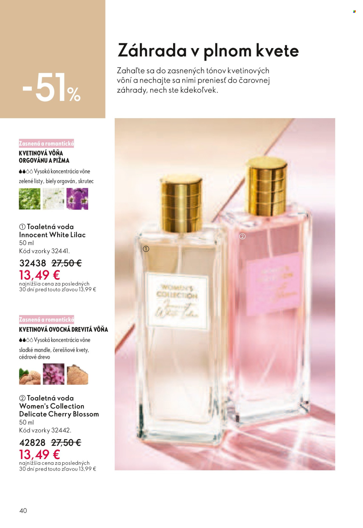 Leták Oriflame - 27.5.2026 - 16.6.2026. Strana 40