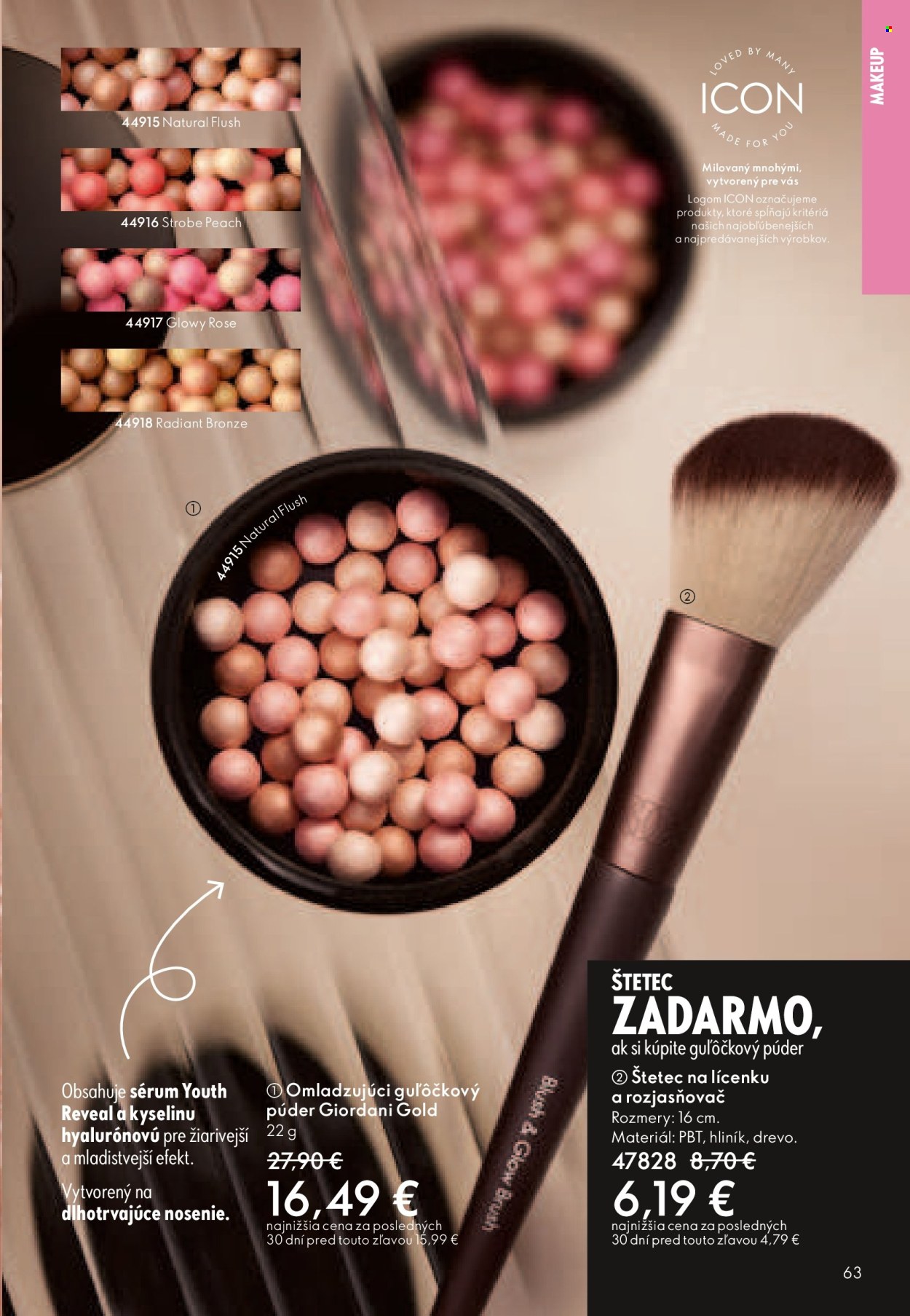 Leták Oriflame - 27.5.2026 - 16.6.2026. Strana 63