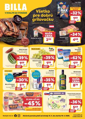 Leták Billa - 13.5.2026 - 19.5.2026.