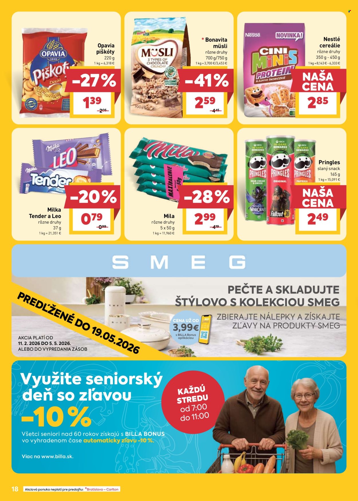 Leták Billa - 13.5.2026 - 19.5.2026. Strana 18