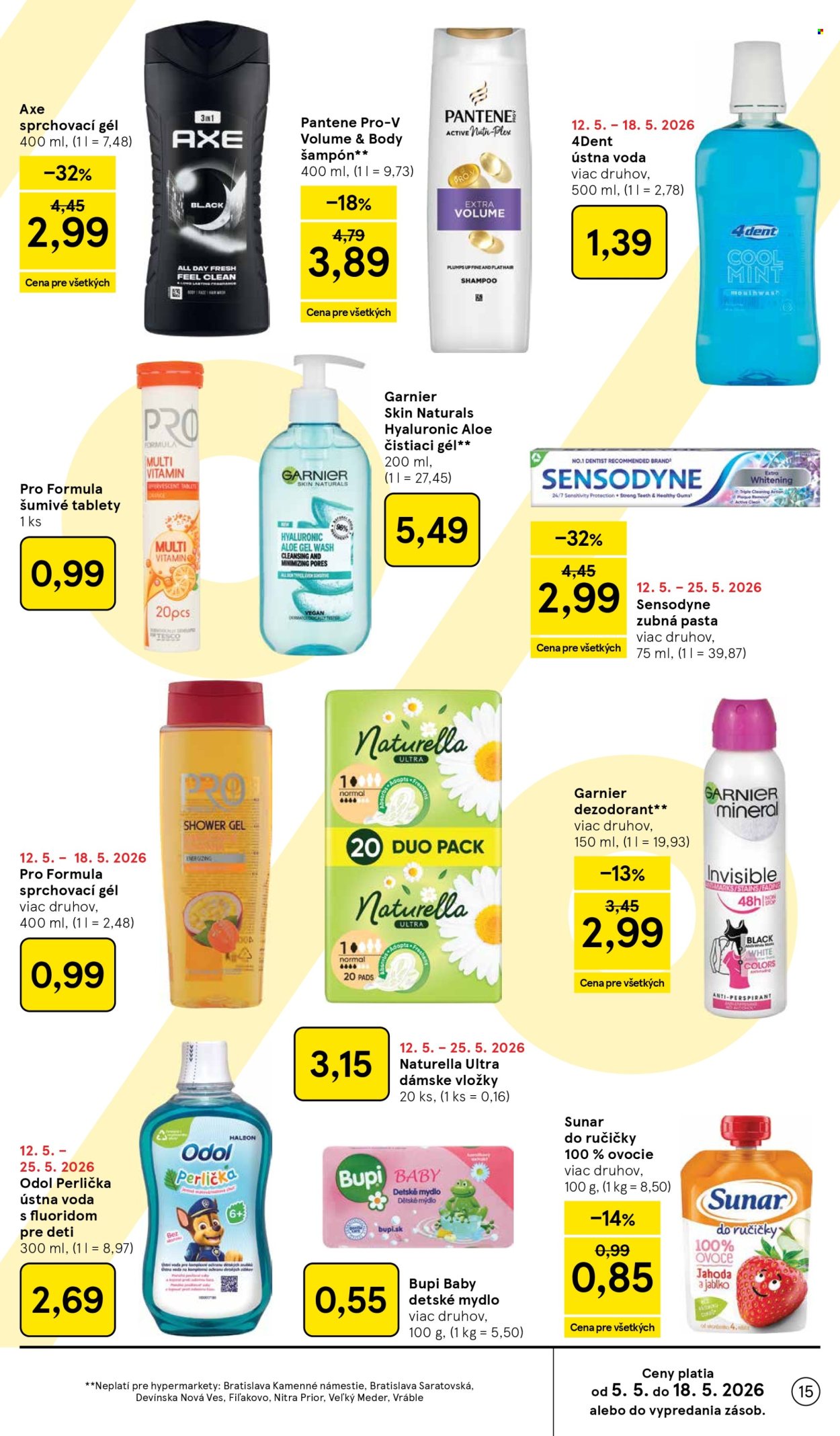 Leták TESCO - 13.5.2026 - 19.5.2026. Strana 15