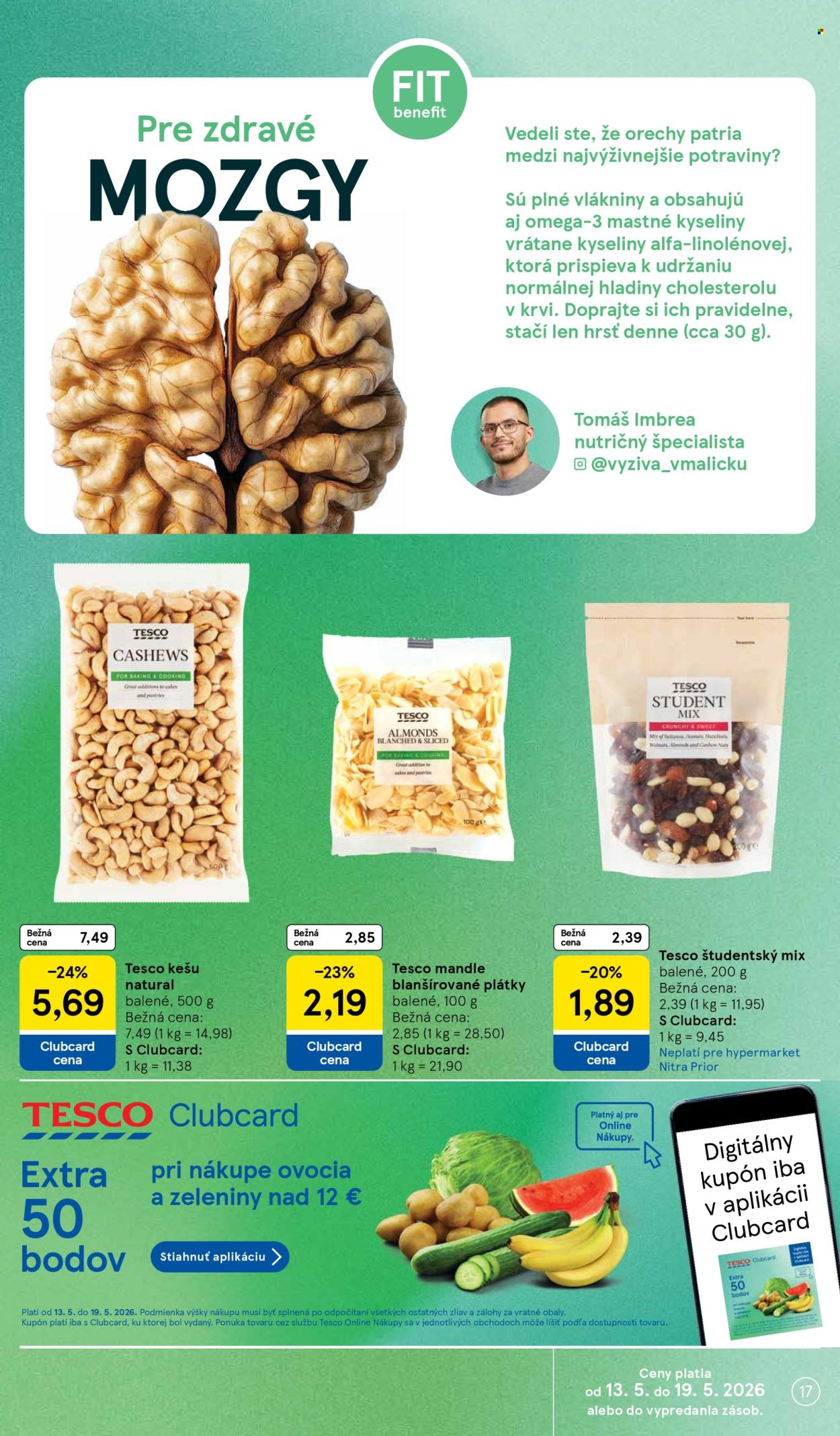 Leták TESCO - 13.5.2026 - 19.5.2026. Strana 17