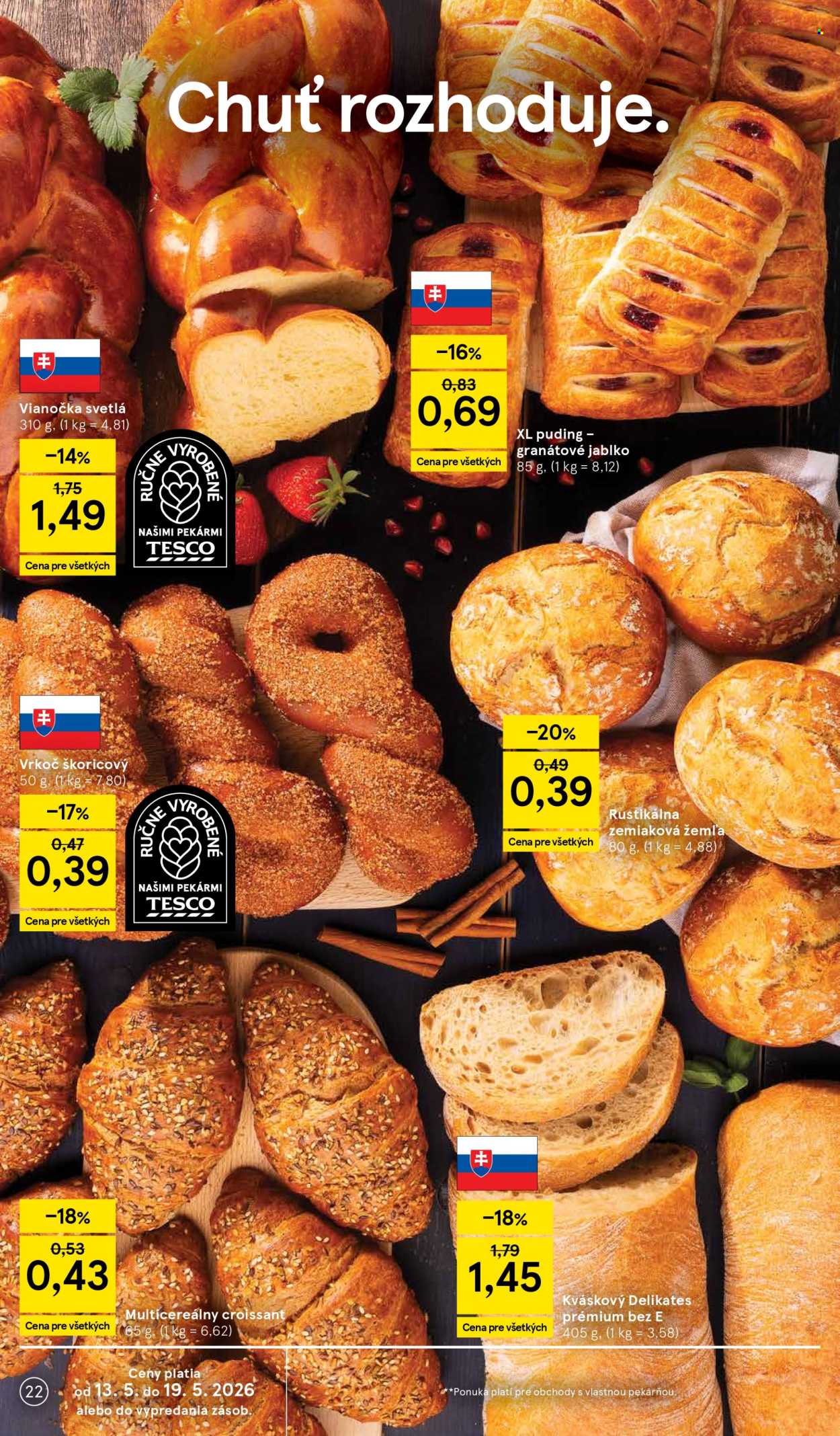 Leták TESCO - 13.5.2026 - 19.5.2026. Strana 22