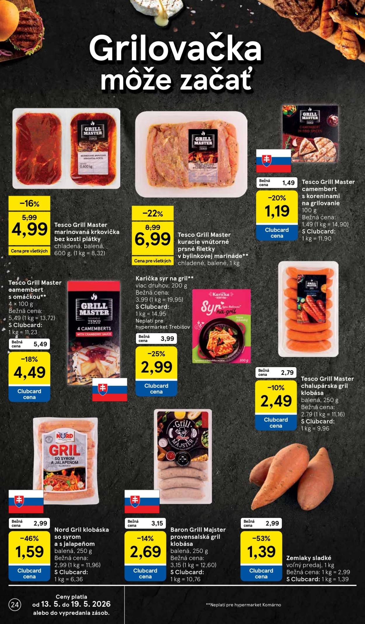 Leták TESCO - 13.5.2026 - 19.5.2026. Strana 24