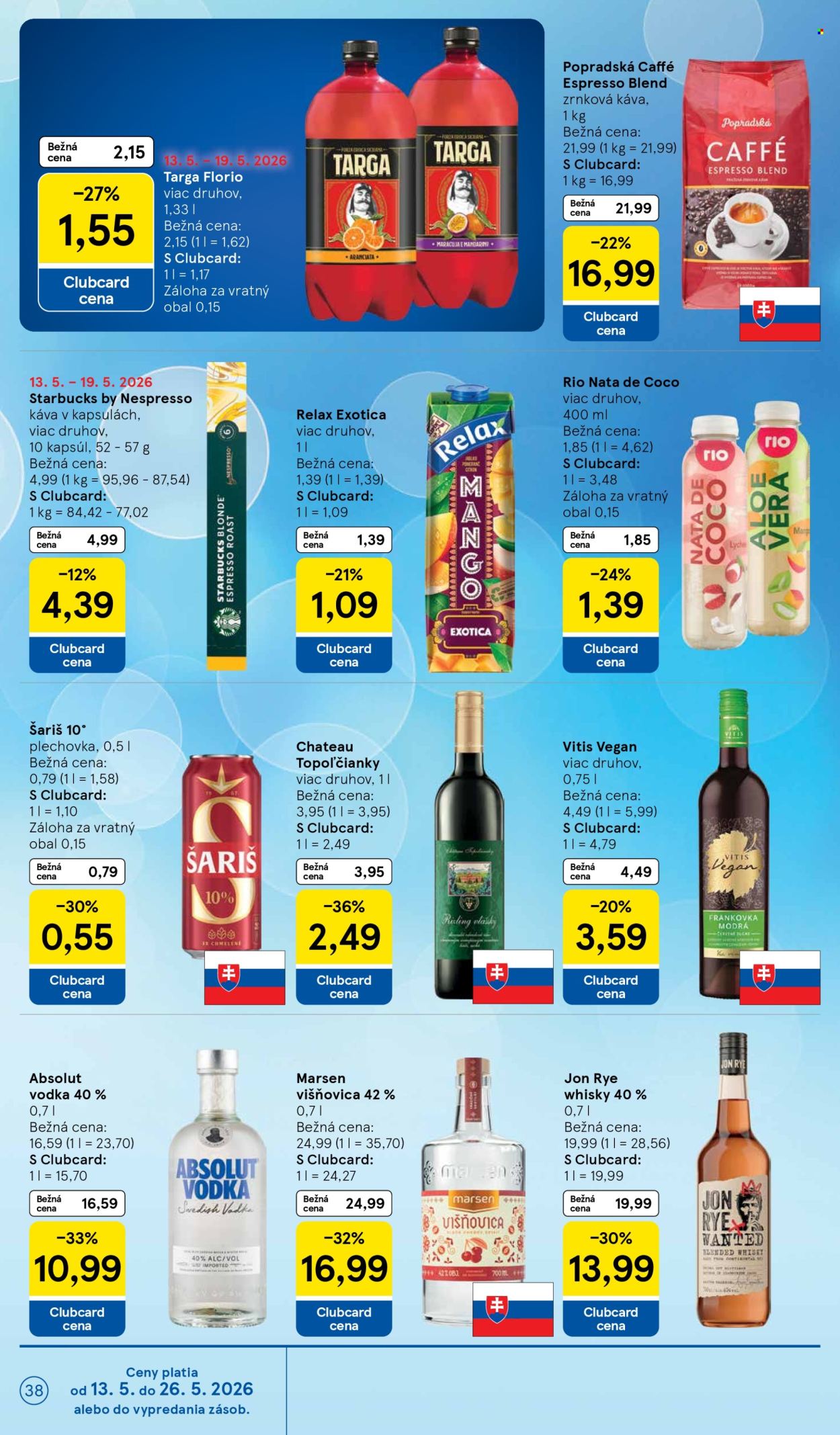 Leták TESCO - 13.5.2026 - 19.5.2026. Strana 38