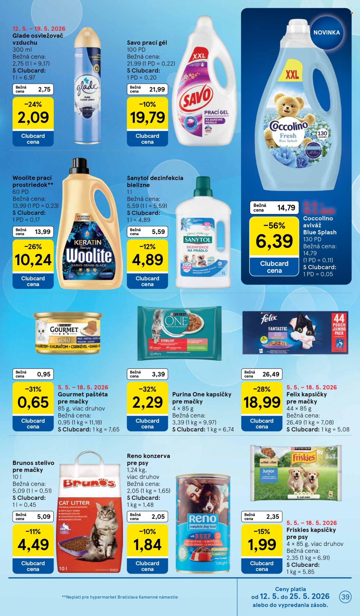 Leták TESCO - 13.5.2026 - 19.5.2026. Strana 39