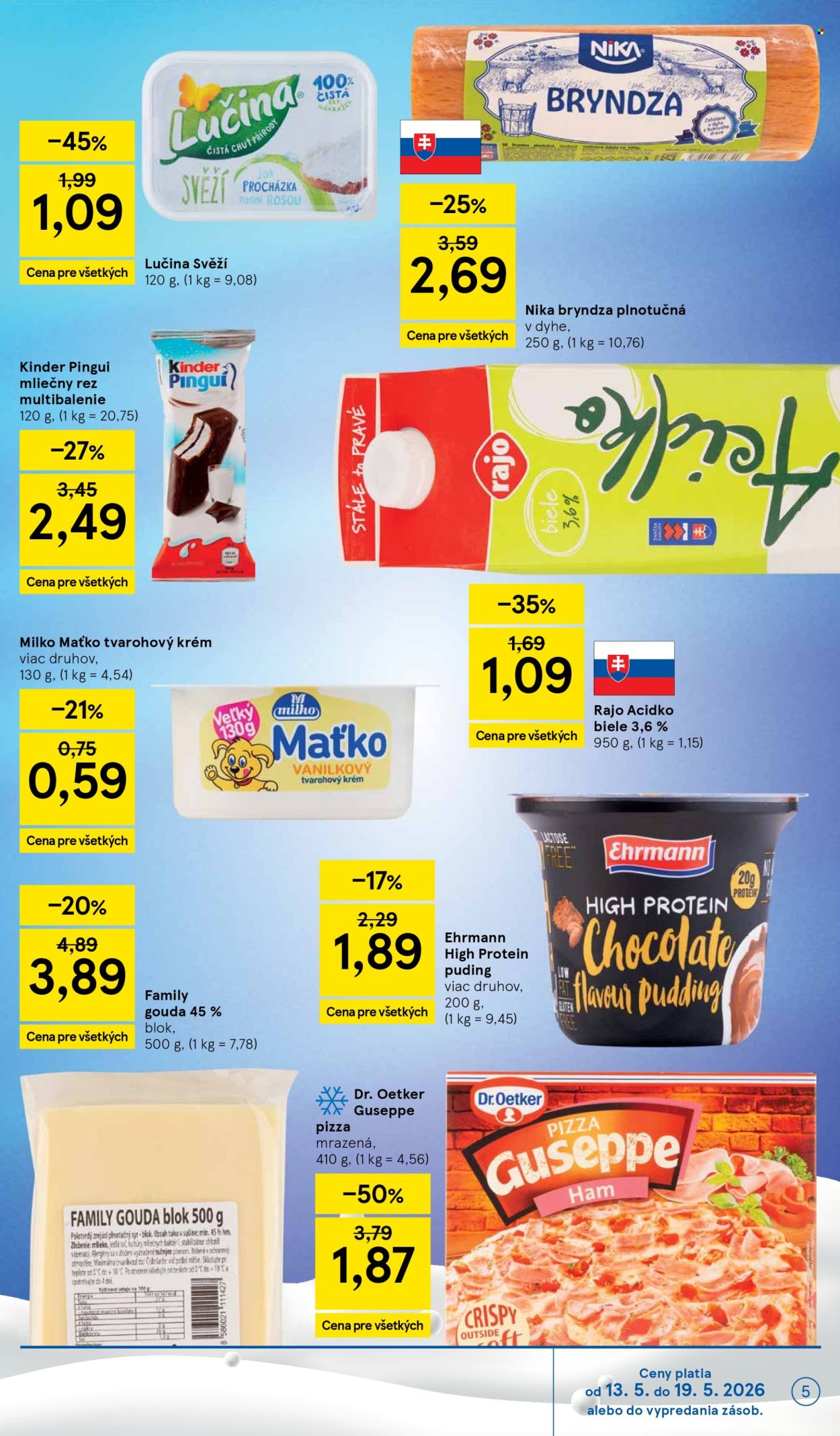 Leták TESCO supermarket - 13.5.2026 - 19.5.2026. Strana 5