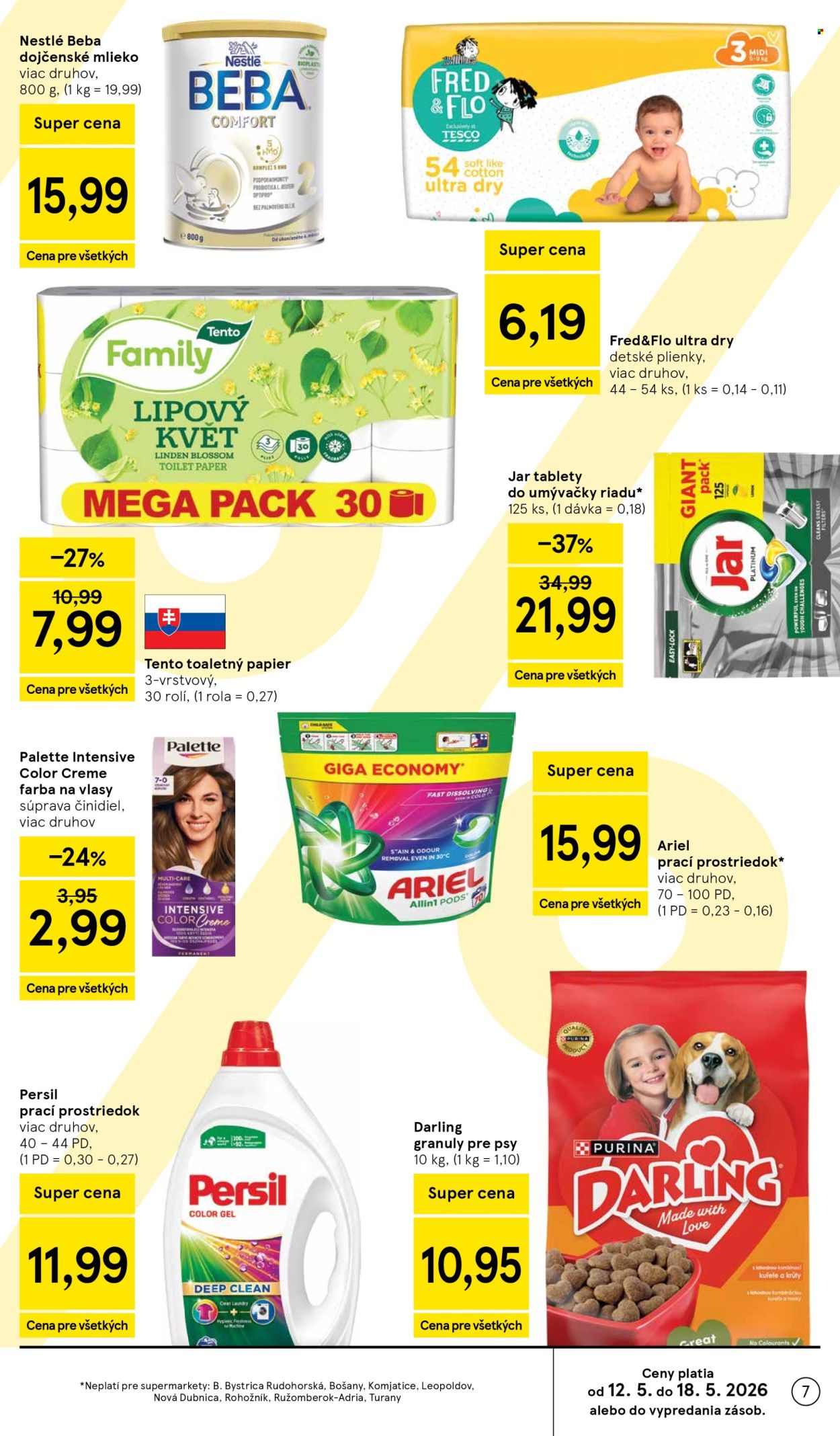 Leták TESCO supermarket - 13.5.2026 - 19.5.2026. Strana 7