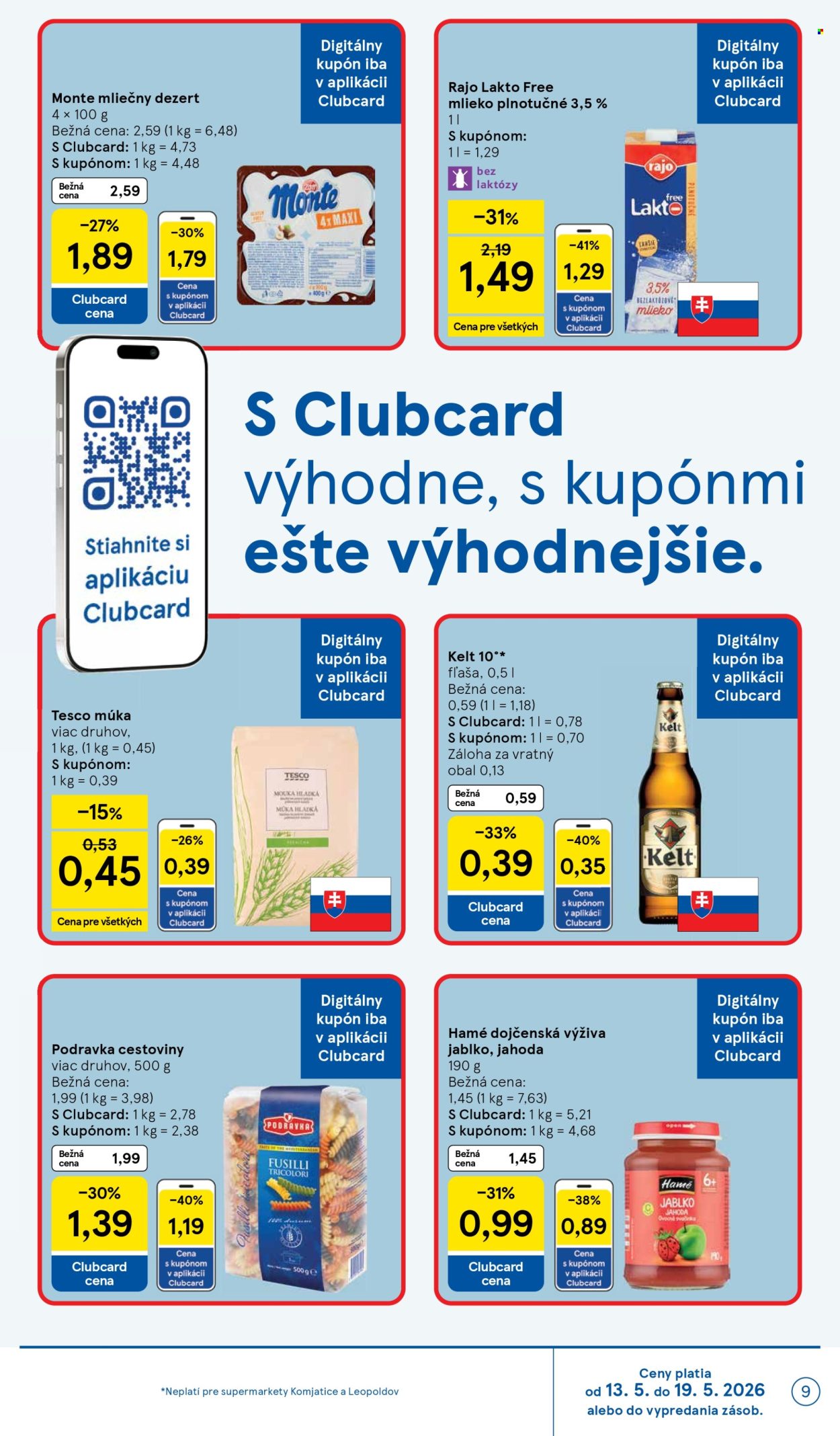Leták TESCO supermarket - 13.5.2026 - 19.5.2026. Strana 9