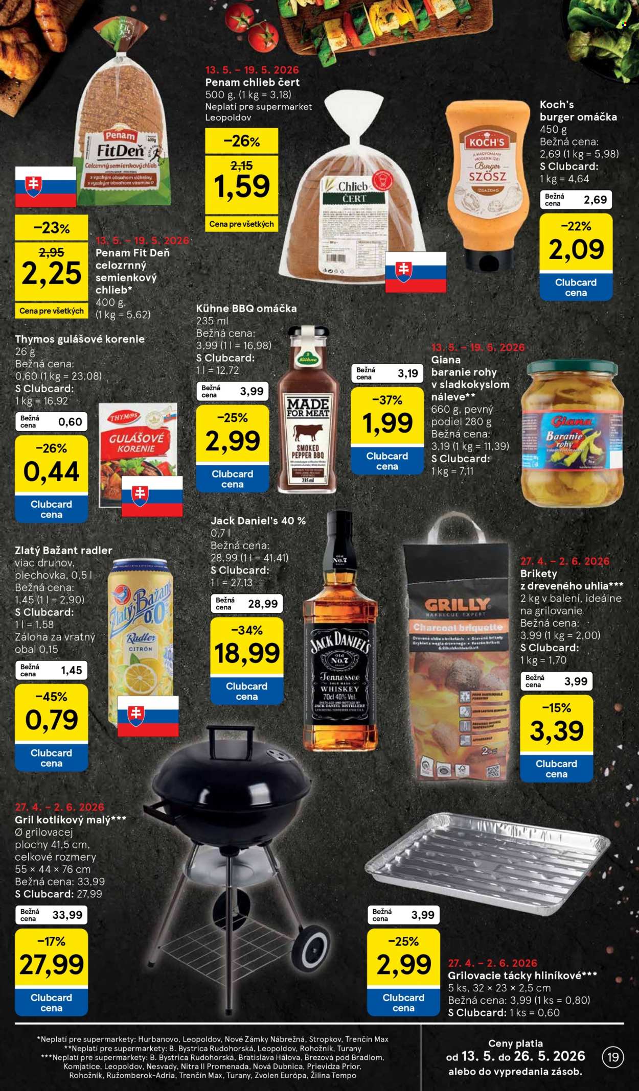 Leták TESCO supermarket - 13.5.2026 - 19.5.2026. Strana 19