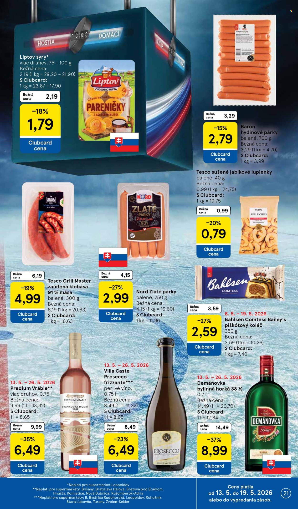 Leták TESCO supermarket - 13.5.2026 - 19.5.2026. Strana 21